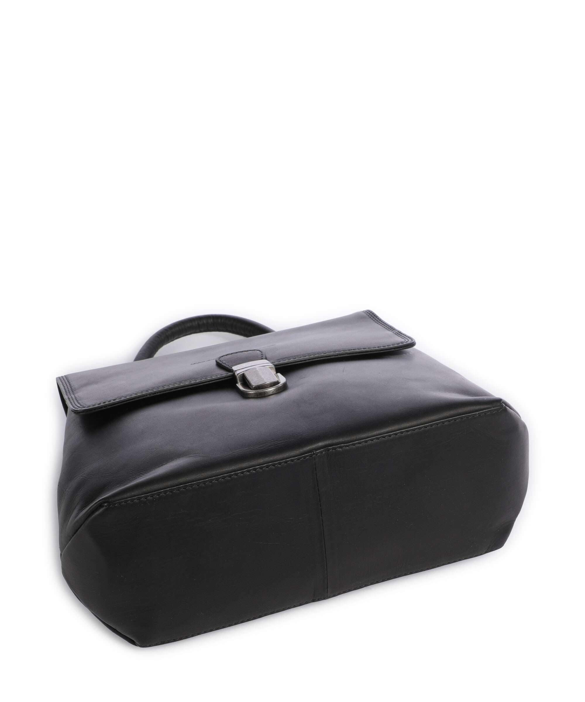 The Chesterfield Brand Wax Pull Up Cow Angera Handbag black