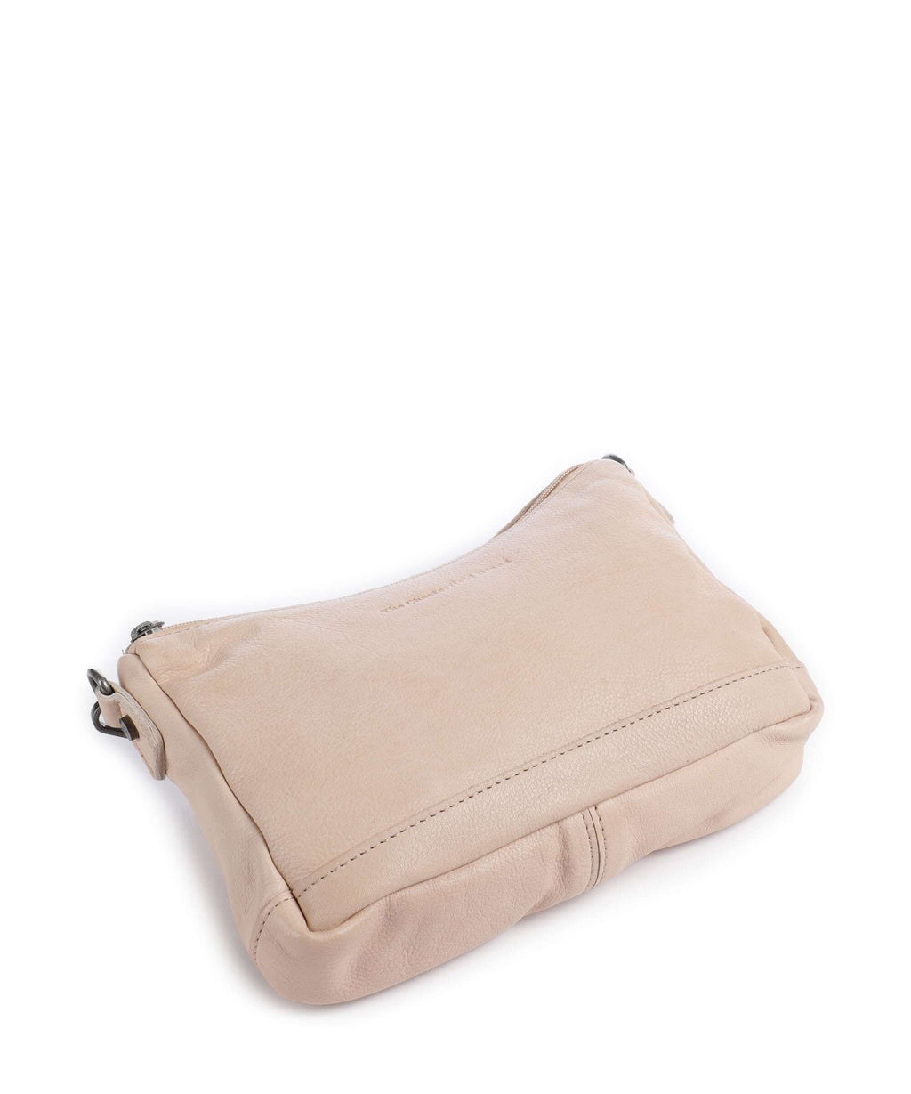 The Chesterfield Brand Washed Waxed Cow Irving Shoulder bag beige