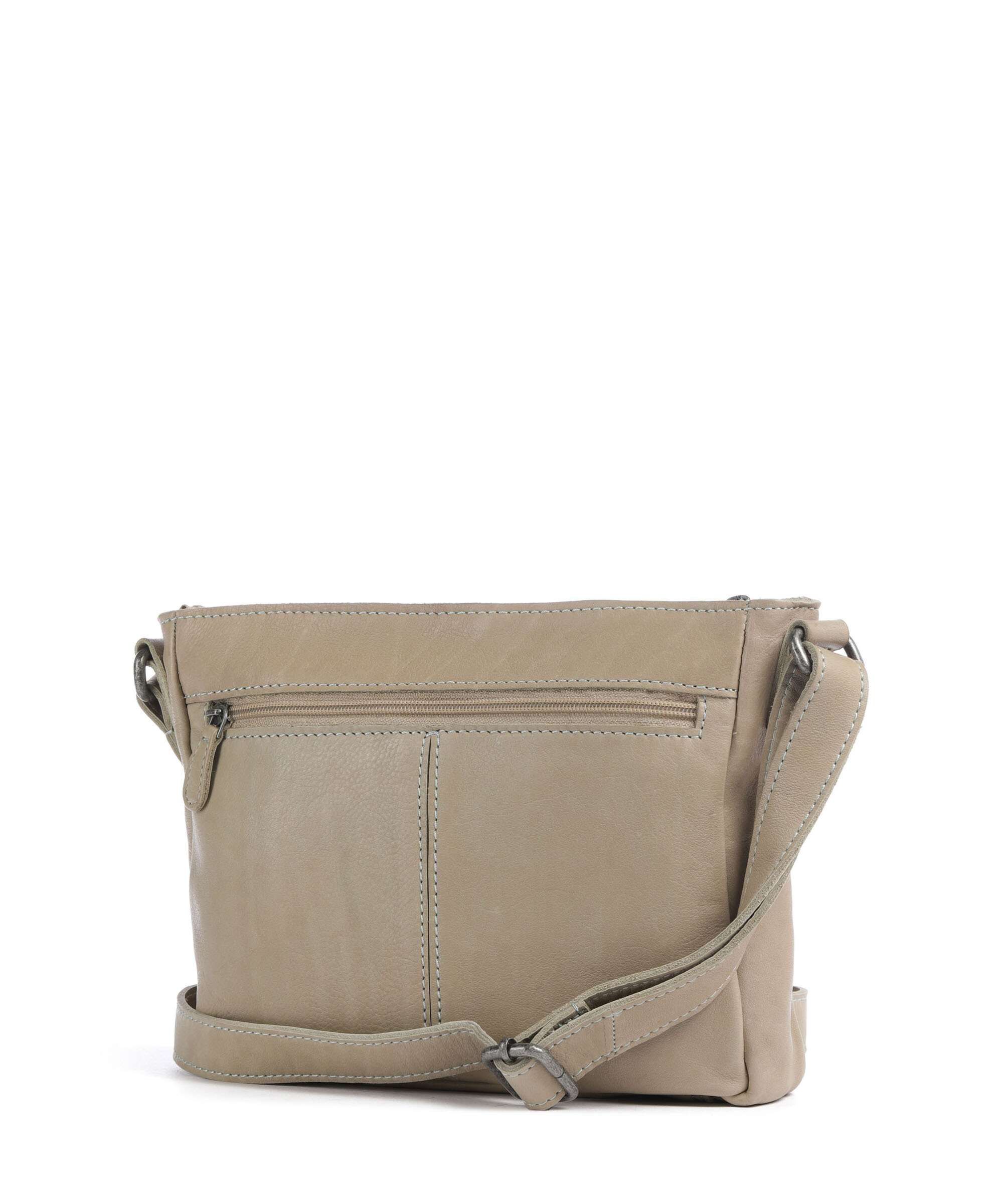 The Chesterfield Brand Washed Waxed Cow Aston Crossbody bag ocean blue