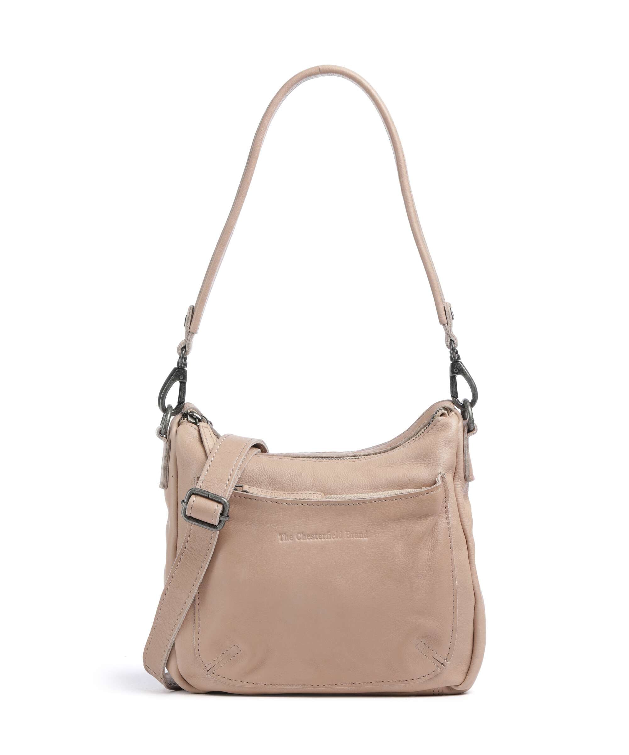 The Chesterfield Brand Washed Waxed Cow Caroline Crossbody bag beige