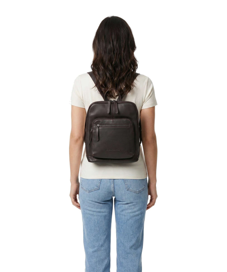 The Chesterfield Brand Wax Pull Up Cow Floran Backpack brown