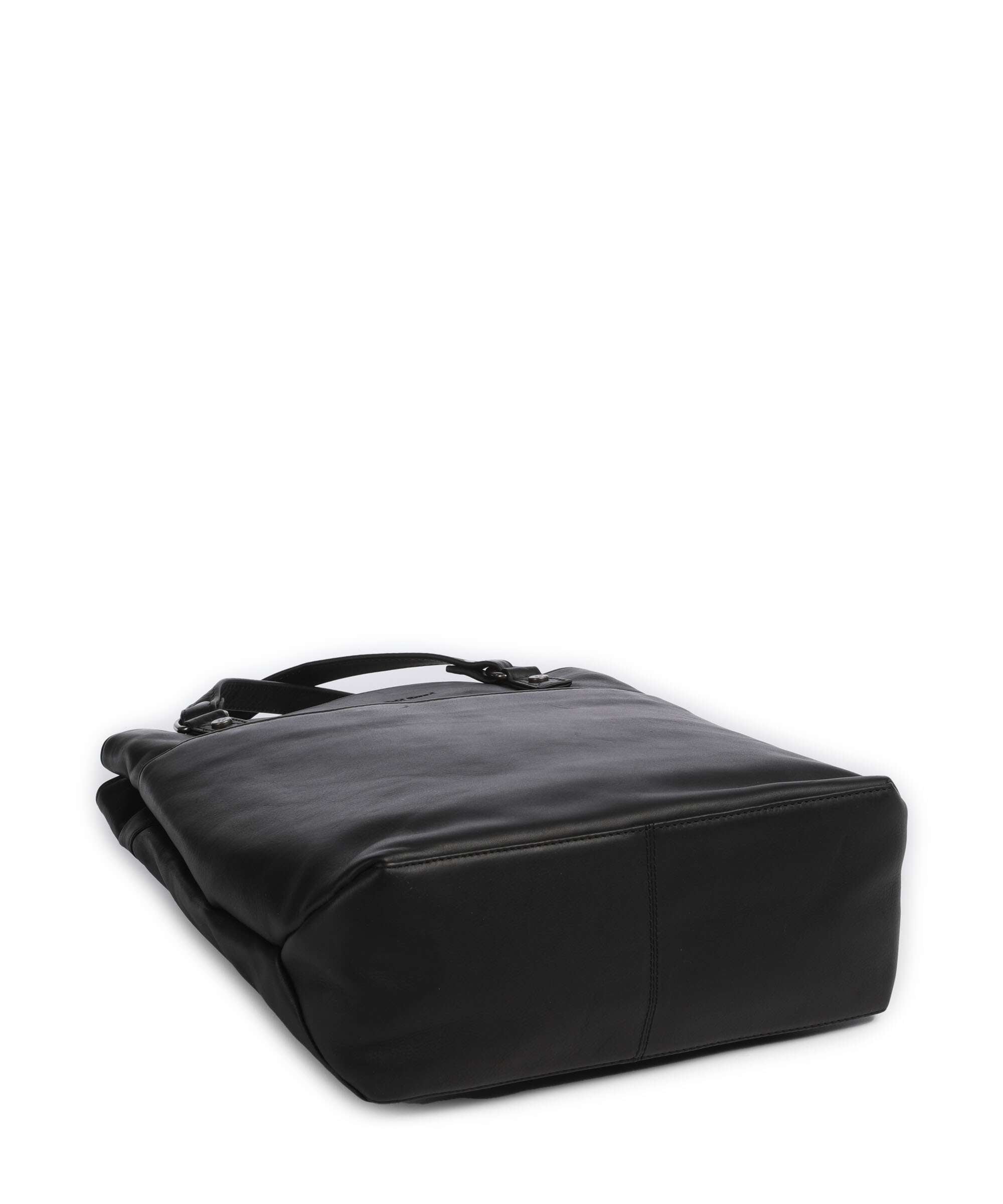 The Chesterfield Brand Wax Pull Up Cow Raynor Backpack bag black