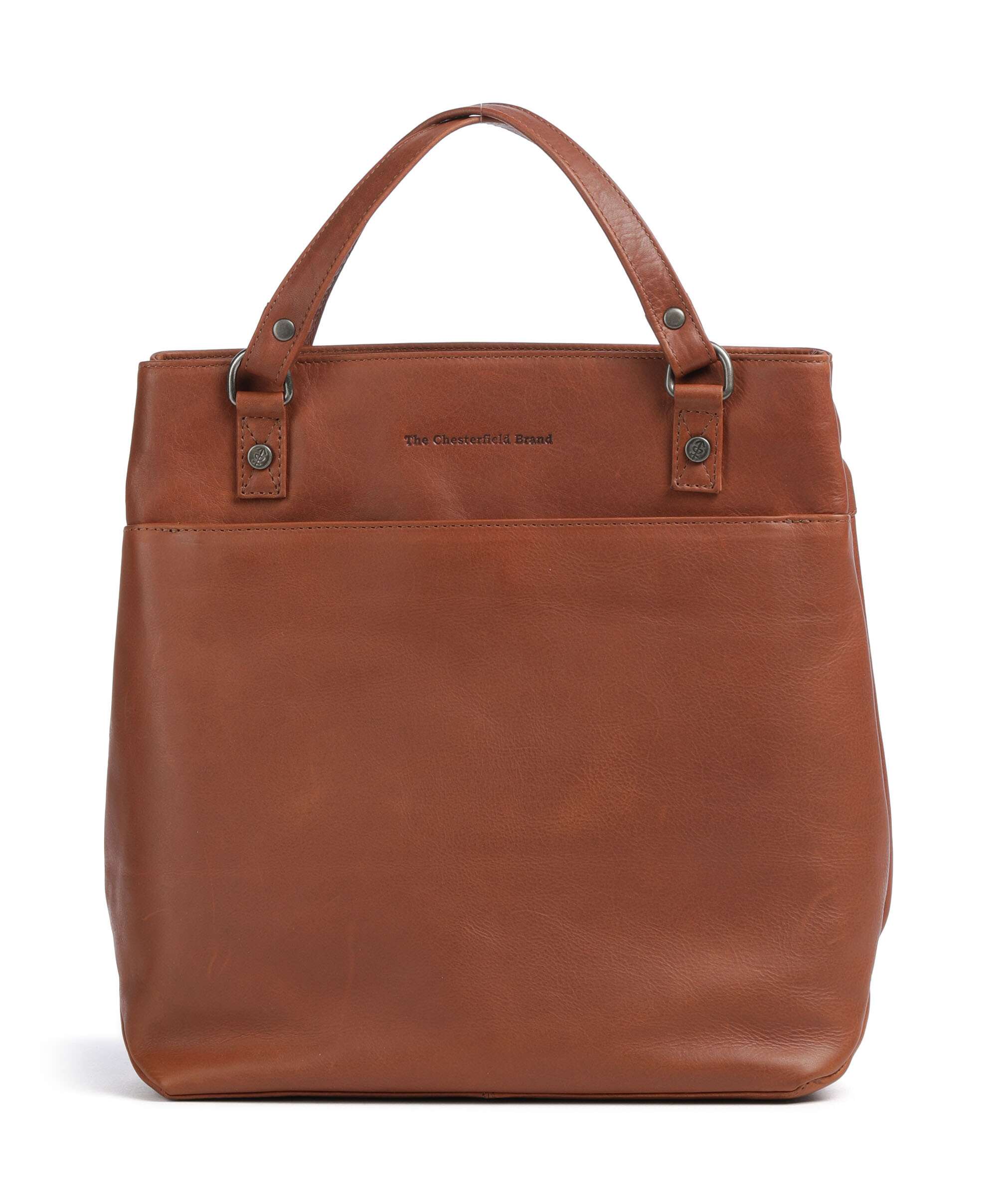The Chesterfield Brand Wax Pull Up Cow Raynor Backpack bag cognac