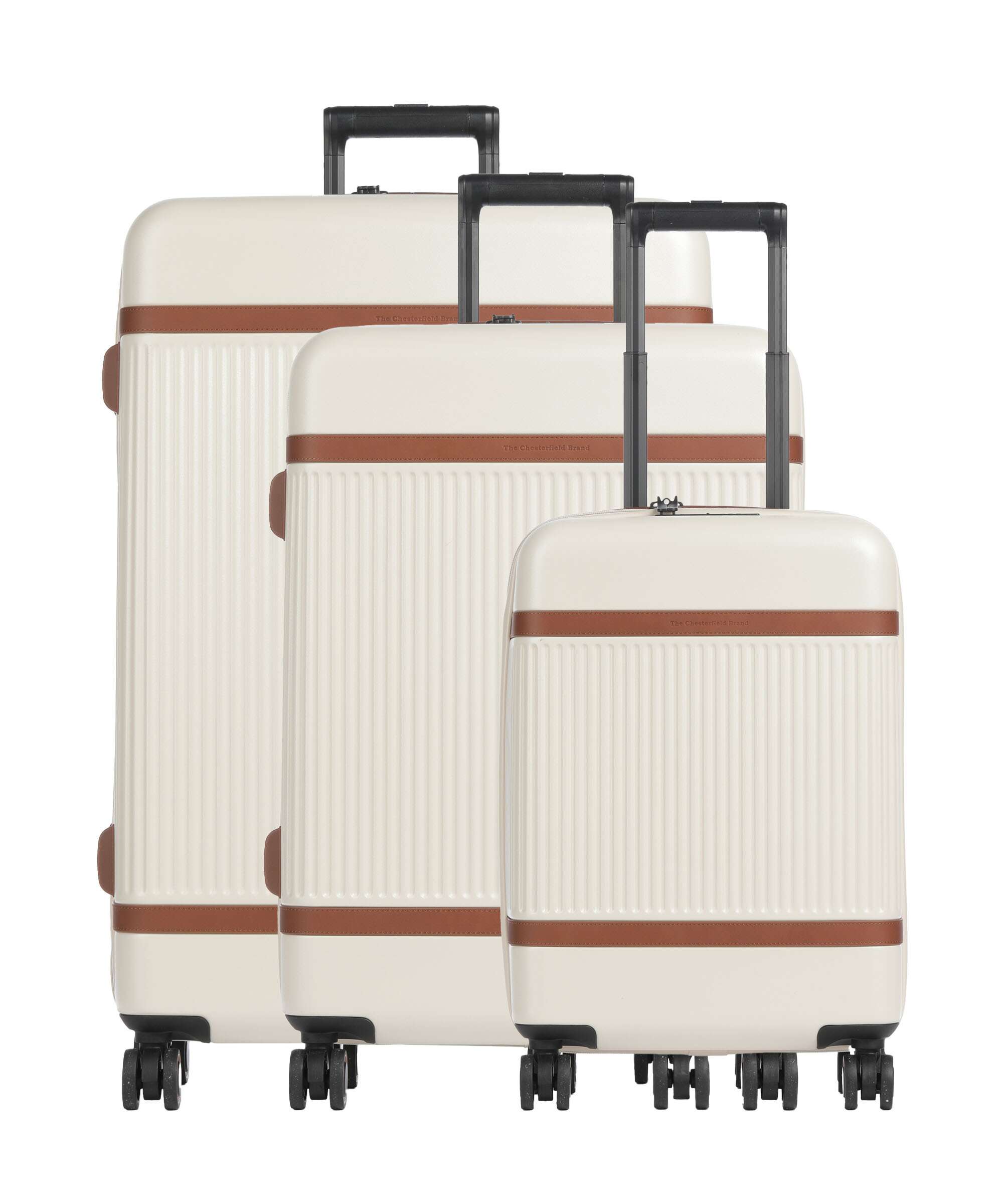 The Chesterfield Brand Zuna Suitcase set (4 wheels) sandy beach