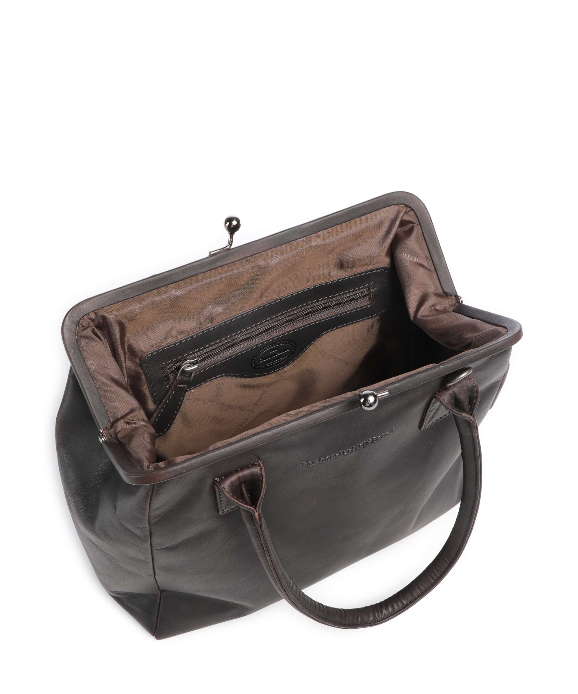 The Chesterfield Brand Wax Pull Up Cow Dorin Shoulder bag brown