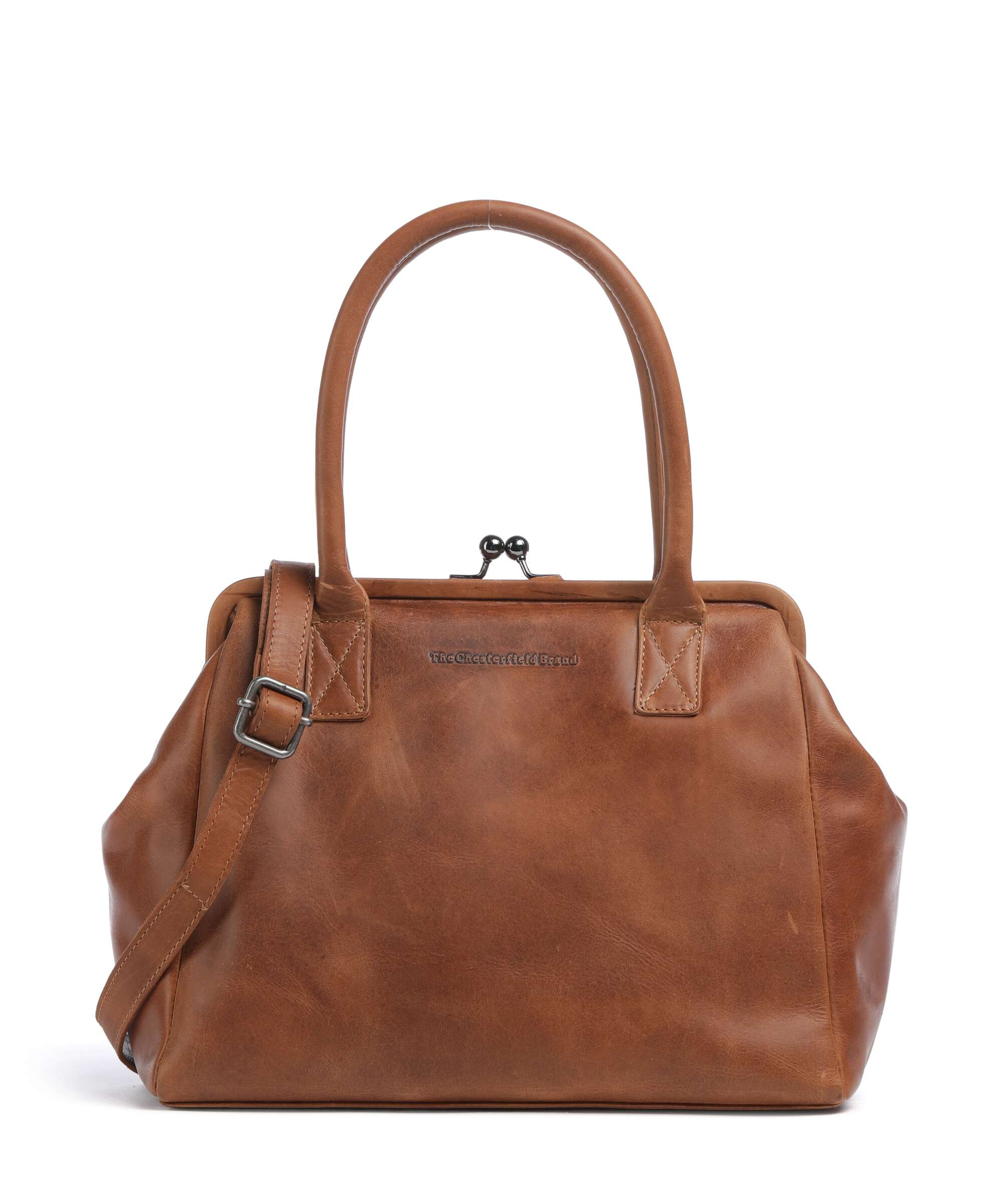The Chesterfield Brand Wax Pull Up Cow Dorin Shoulder bag cognac