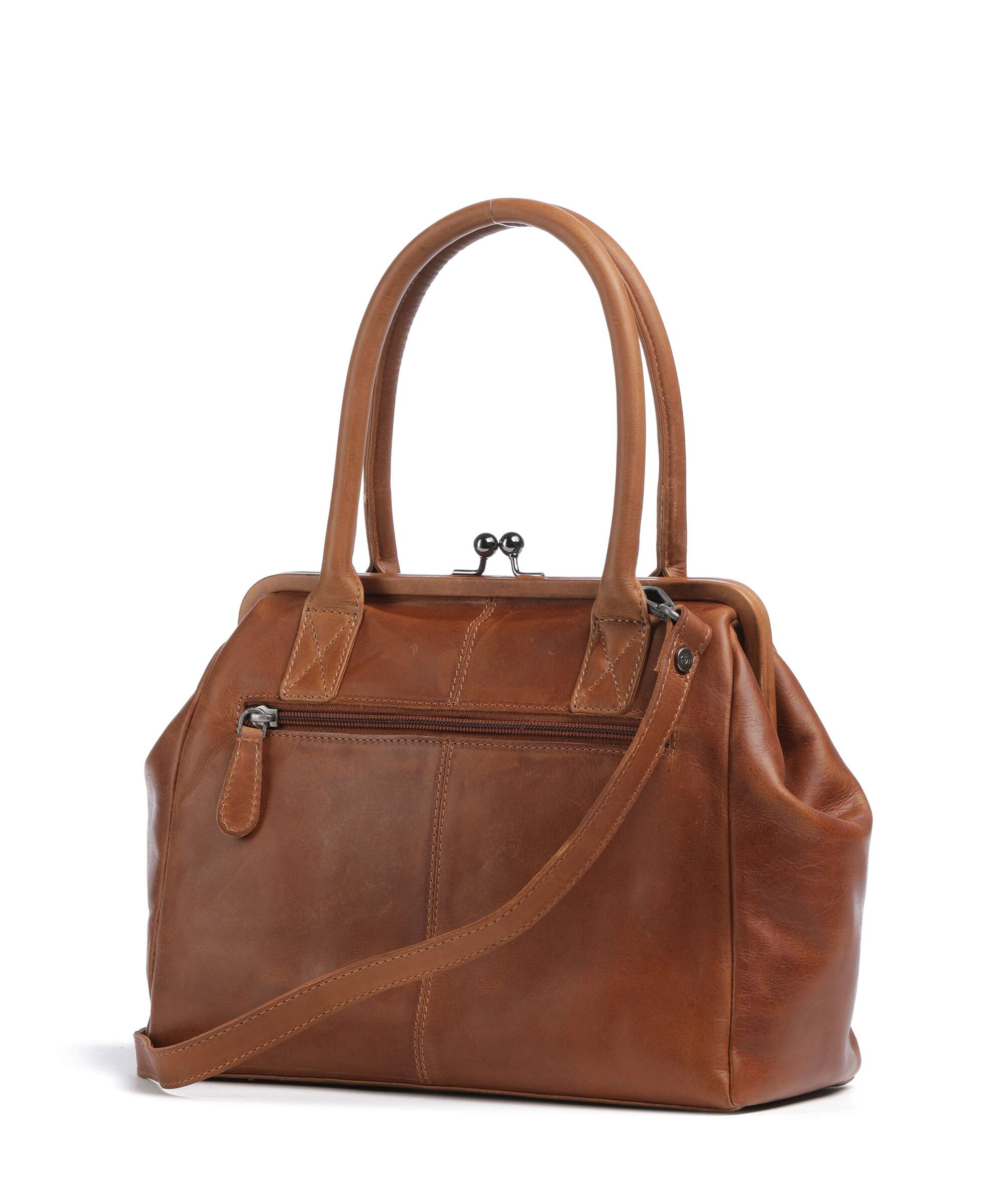 The Chesterfield Brand Wax Pull Up Cow Dorin Shoulder bag cognac