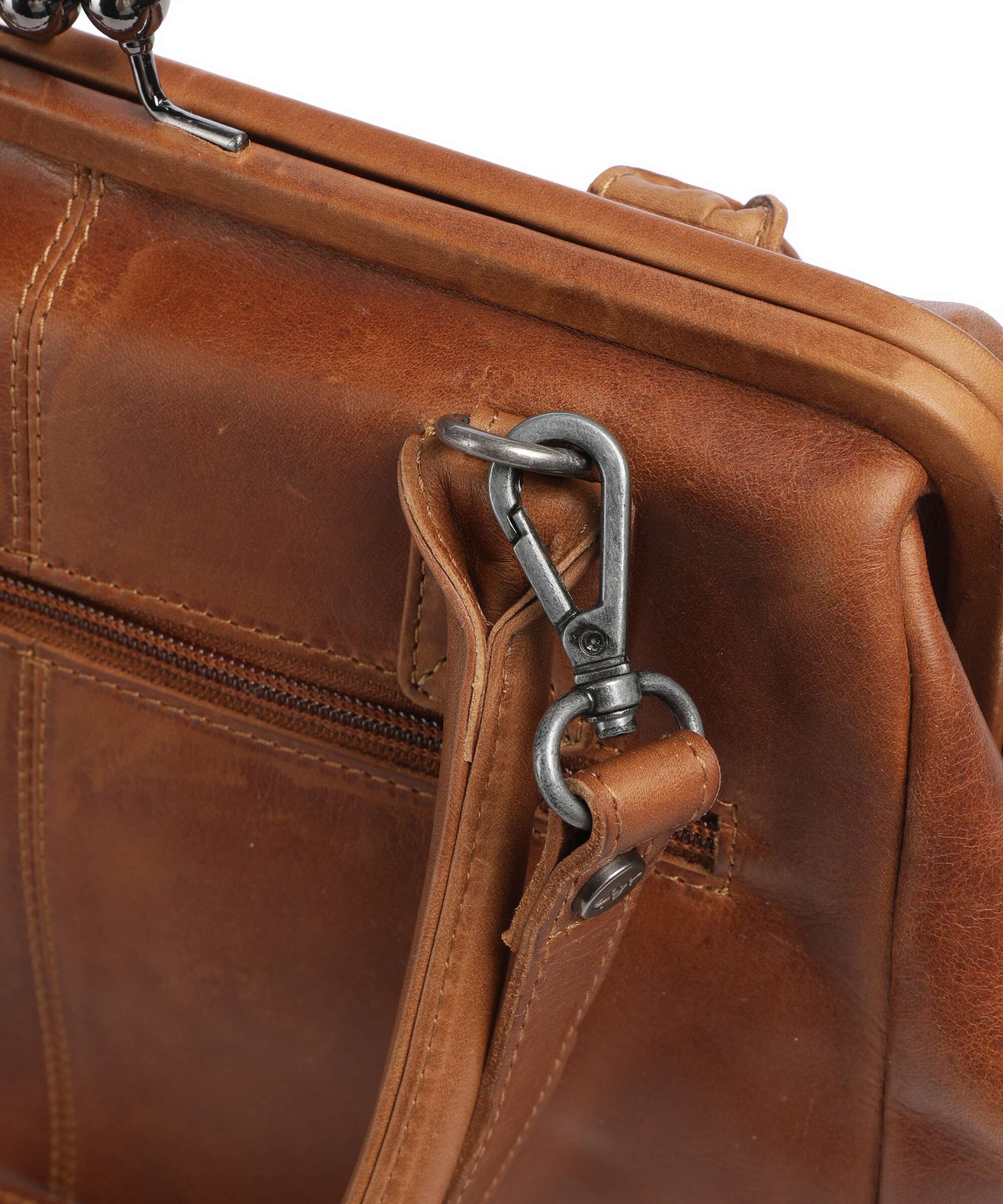 The Chesterfield Brand Wax Pull Up Cow Dorin Shoulder bag cognac