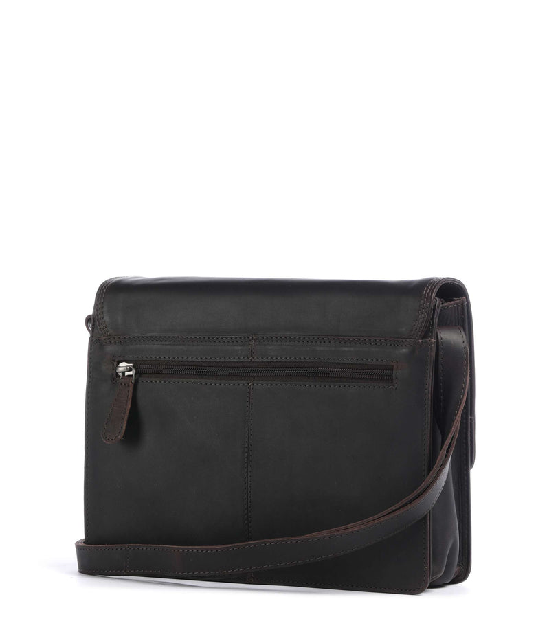 The Chesterfield Brand Wax Pull Up Cow Lunor Crossbody bag brown