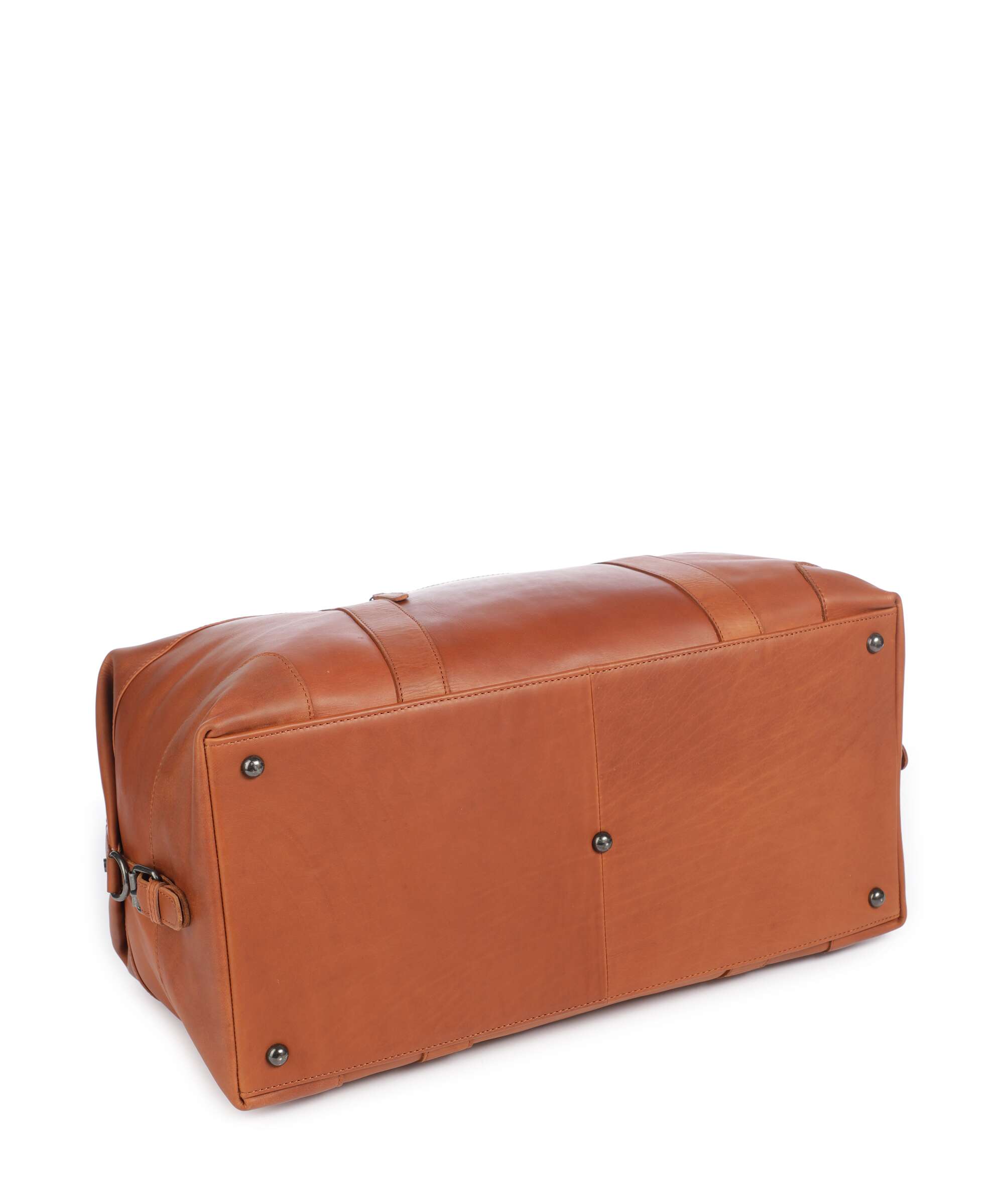 The Chesterfield Brand Wax Pull Up Cow Portsmouth 2 Weekend bag cognac