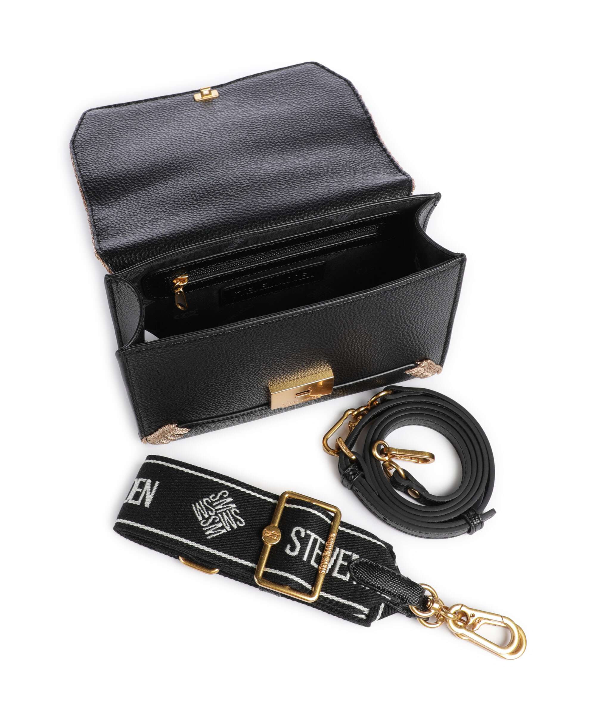Steve Madden BARCLAY Handbag black/gold