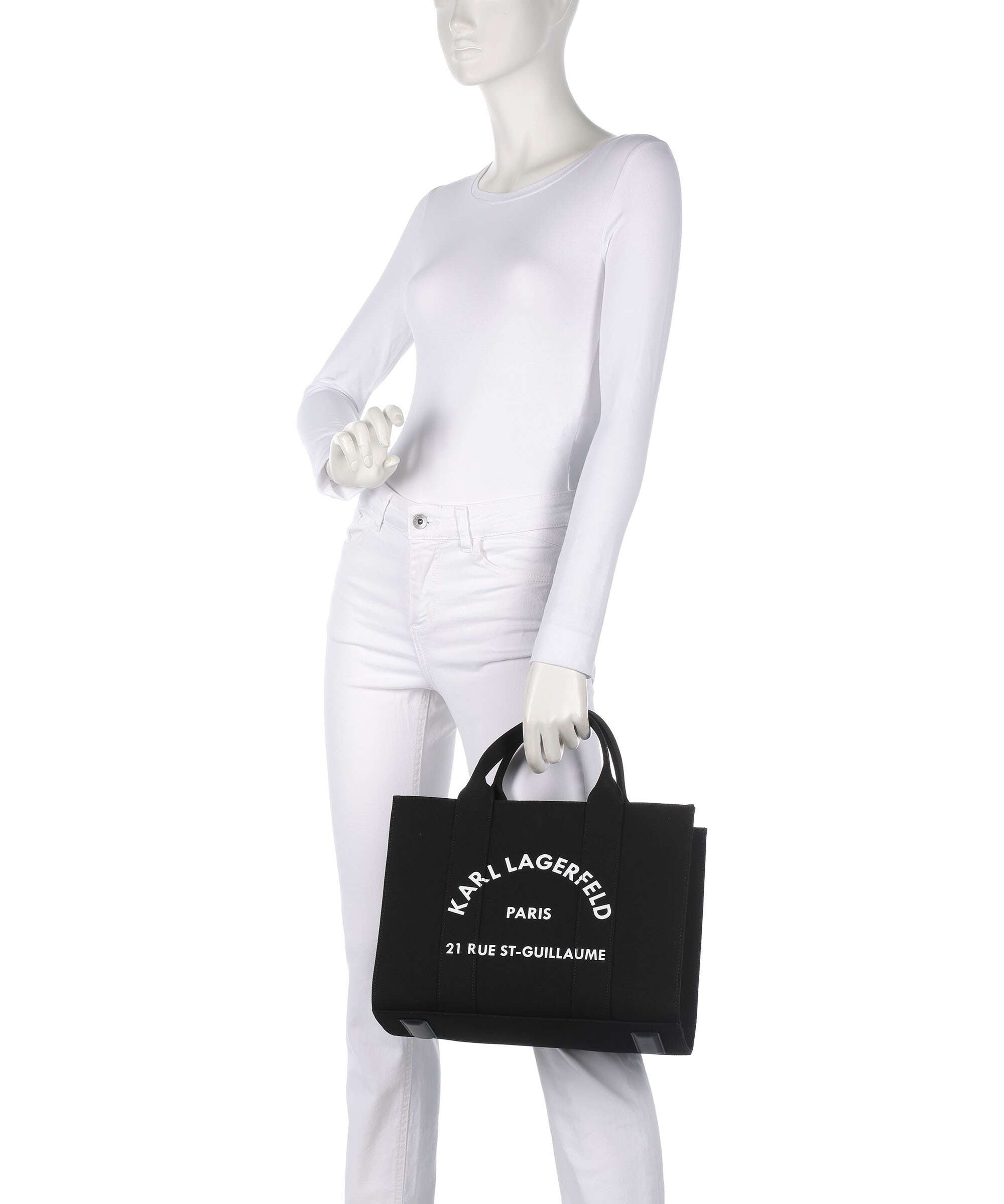 Karl Lagerfeld K/Rue St Guillaume Medium Handbag black