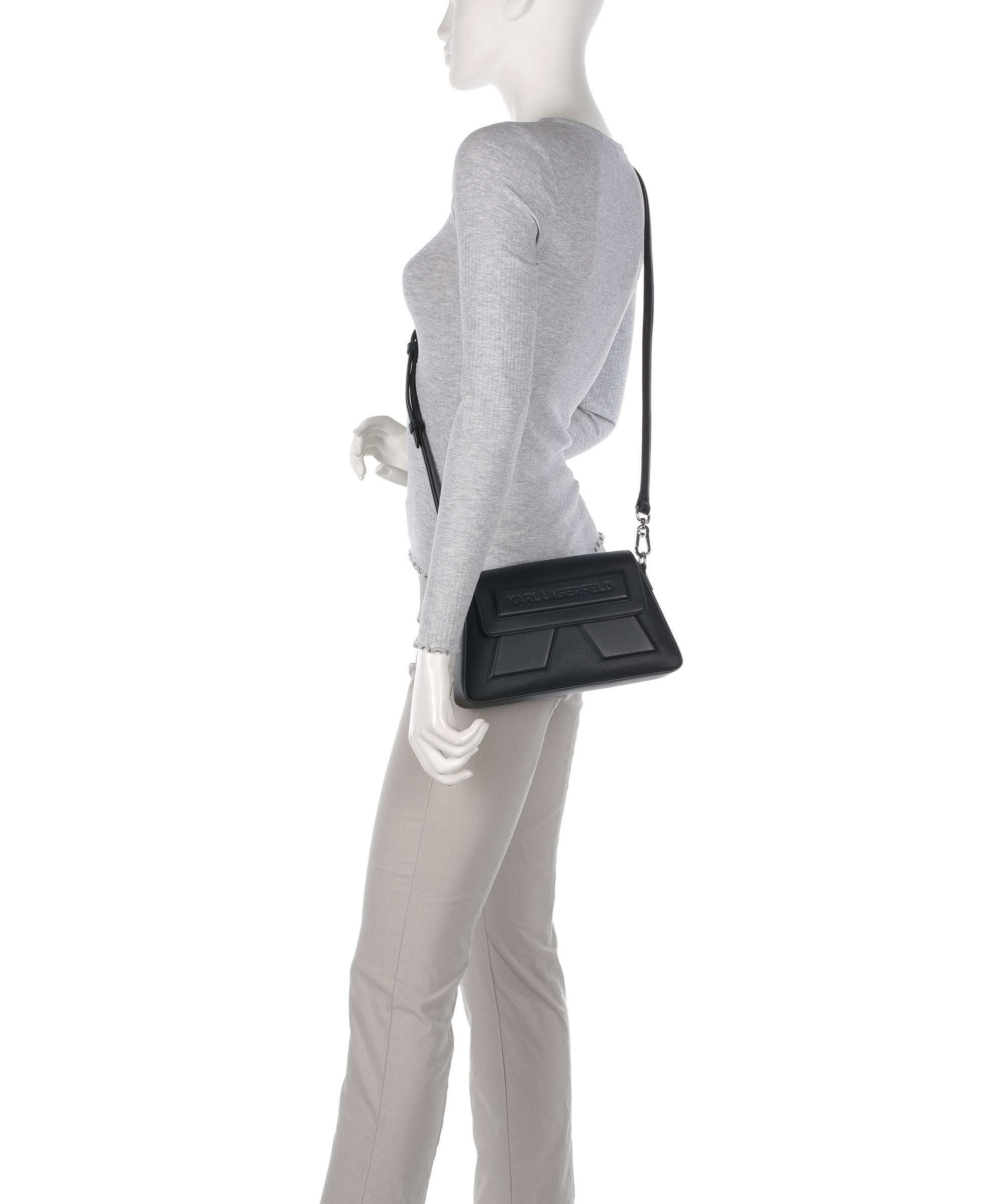 Karl Lagerfeld Ikon K Soft Crossbody bag black