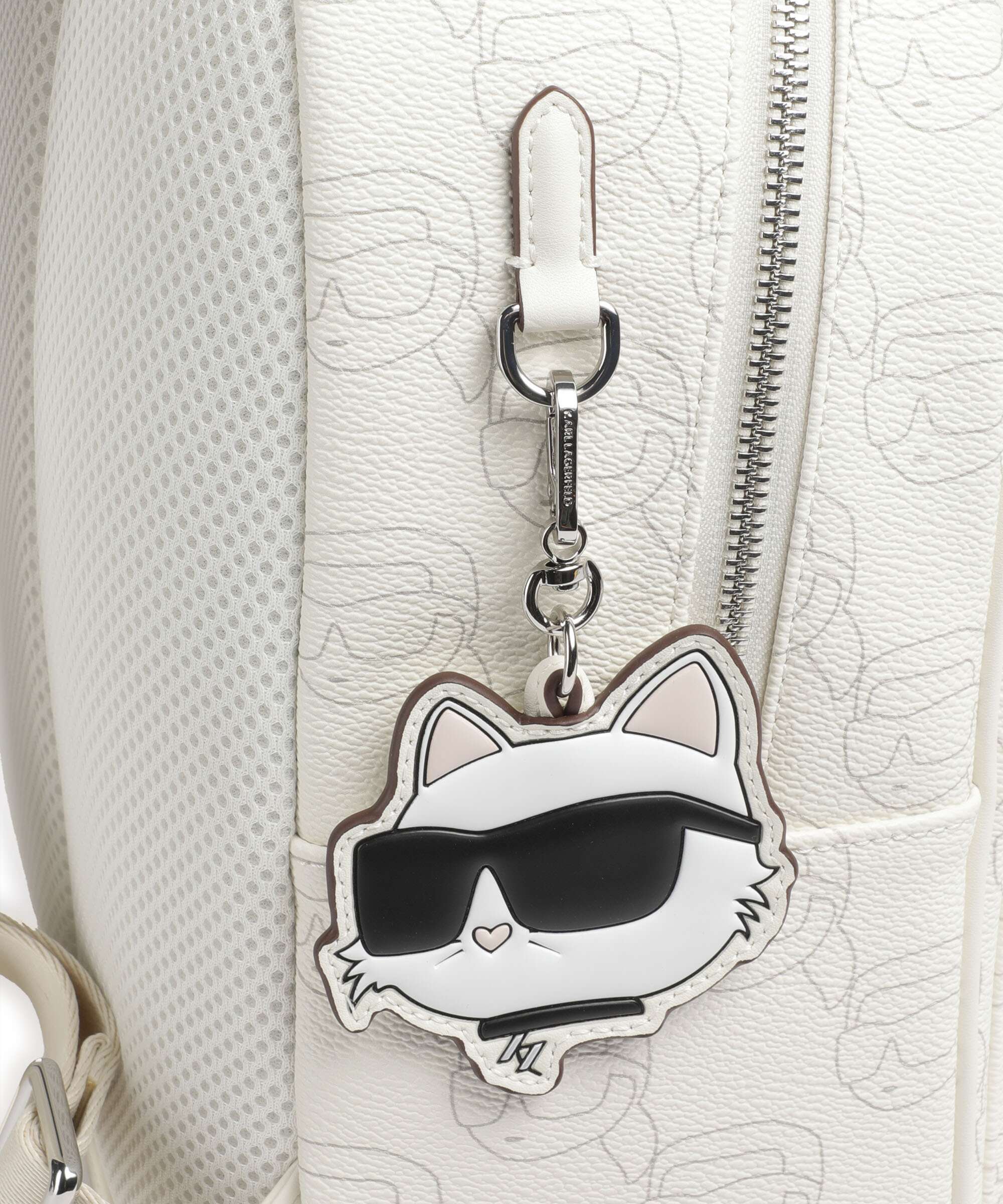 Karl Lagerfeld Ikon Mono Backpack offwhite