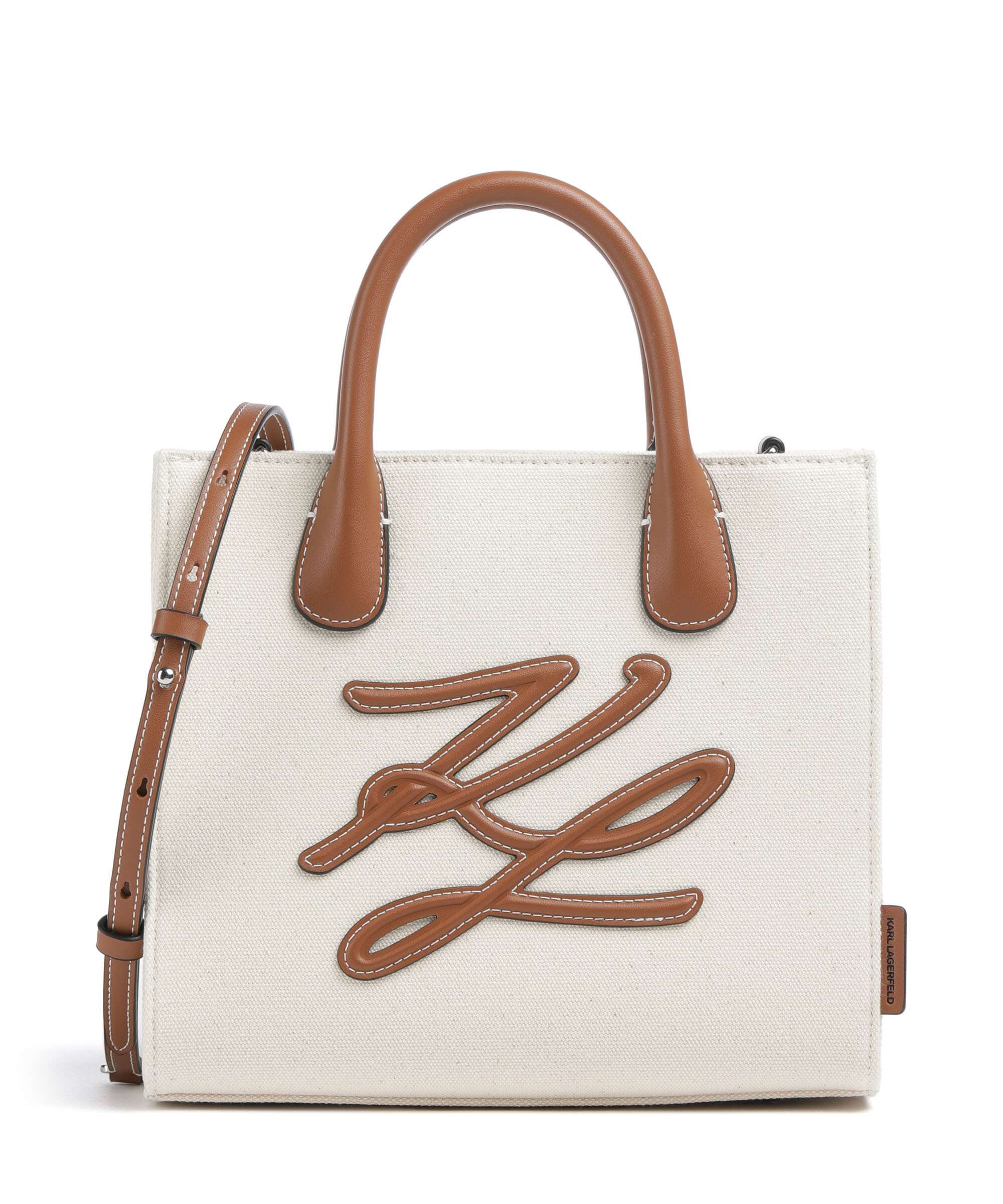 Karl Lagerfeld K/Autograph Handbag natural
