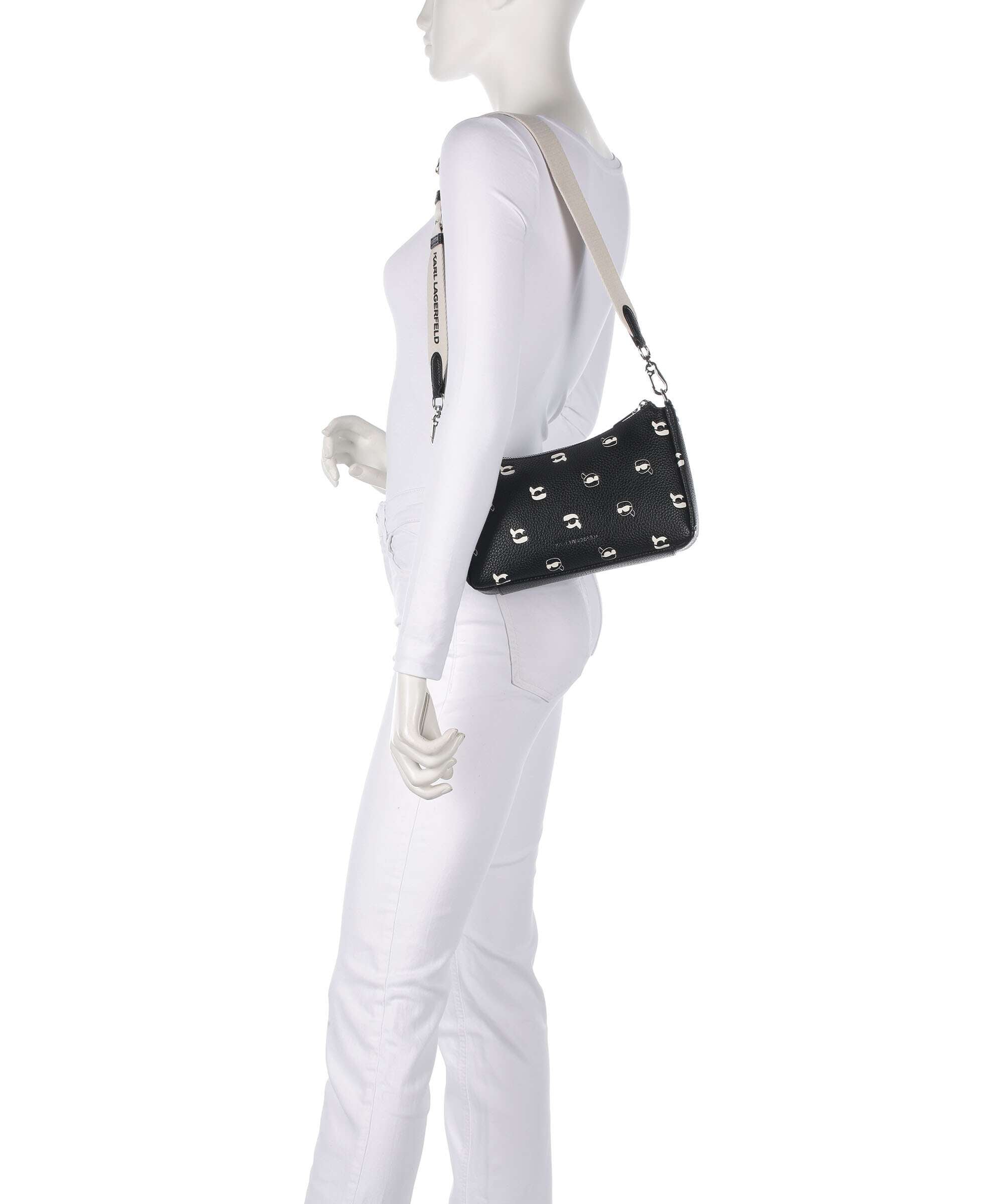 Karl Lagerfeld K/Ikonik Shoulder bag karl dot/black