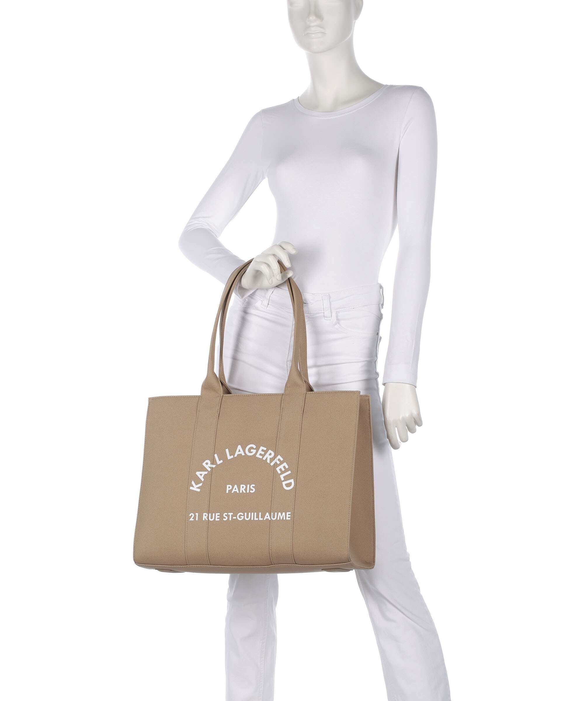 Karl Lagerfeld K/Rue St Guillaume Tote bag nougat