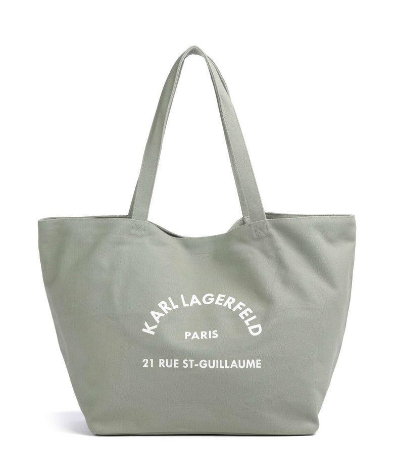 Karl Lagerfeld K/Rue St Guillaume Tote bag oil green