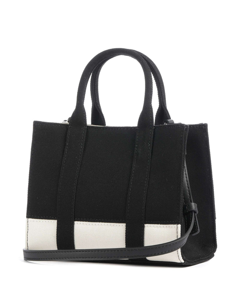 Karl Lagerfeld K/Rue St Guillaume Medium Handbag cannoli cream/black