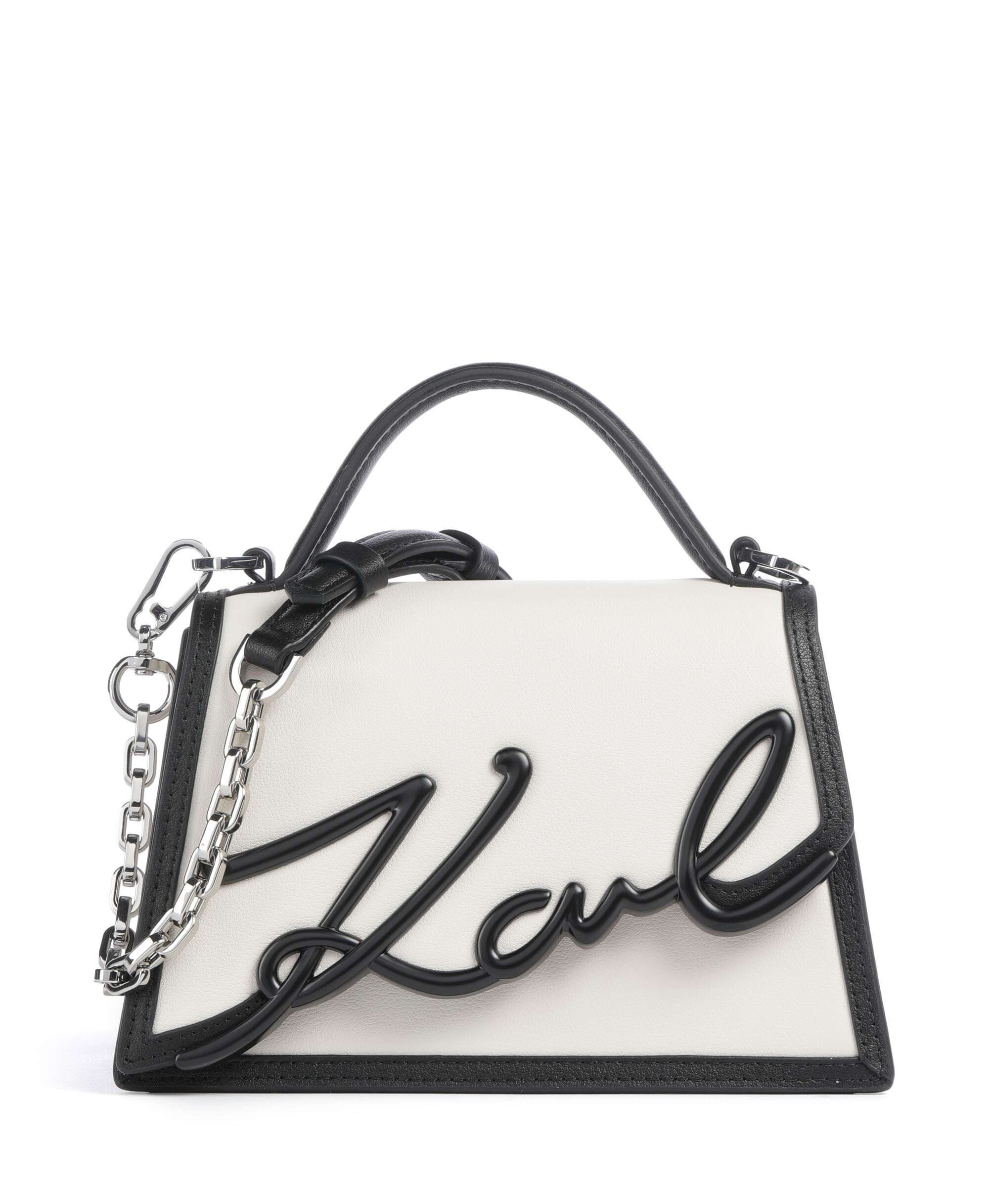 Karl Lagerfeld K/Signature 2.0 Crossbody bag white/black