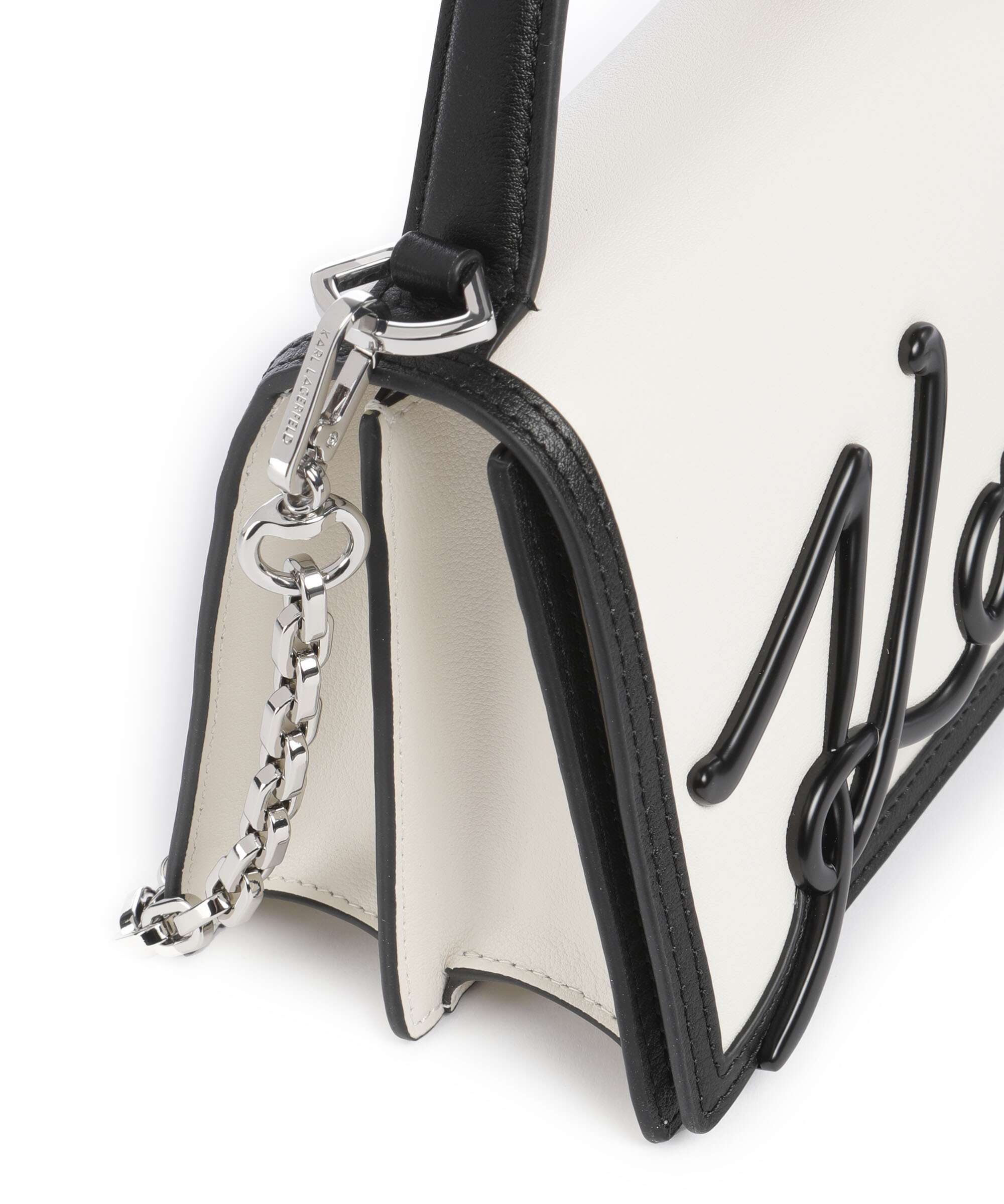 Karl Lagerfeld K/Signature 2.0 Crossbody bag white/black