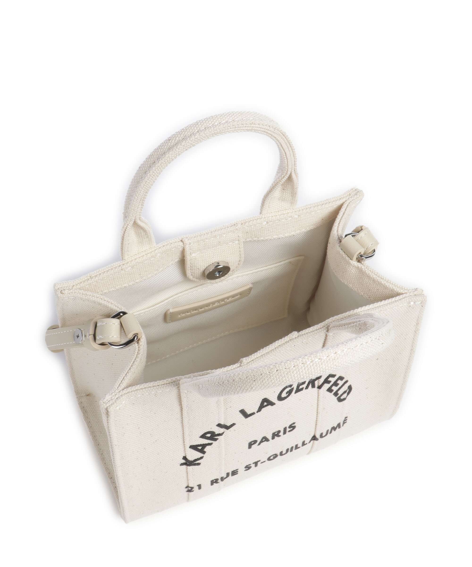 Karl Lagerfeld K/Rue St Guillaume Mini Crossbody bag natural