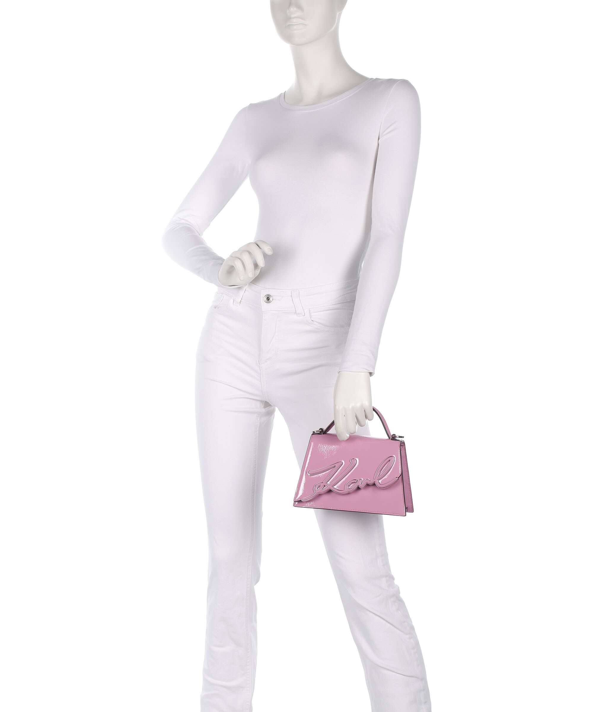 Karl Lagerfeld K/Signature 2.0 Small Crossbody bag cyclamen