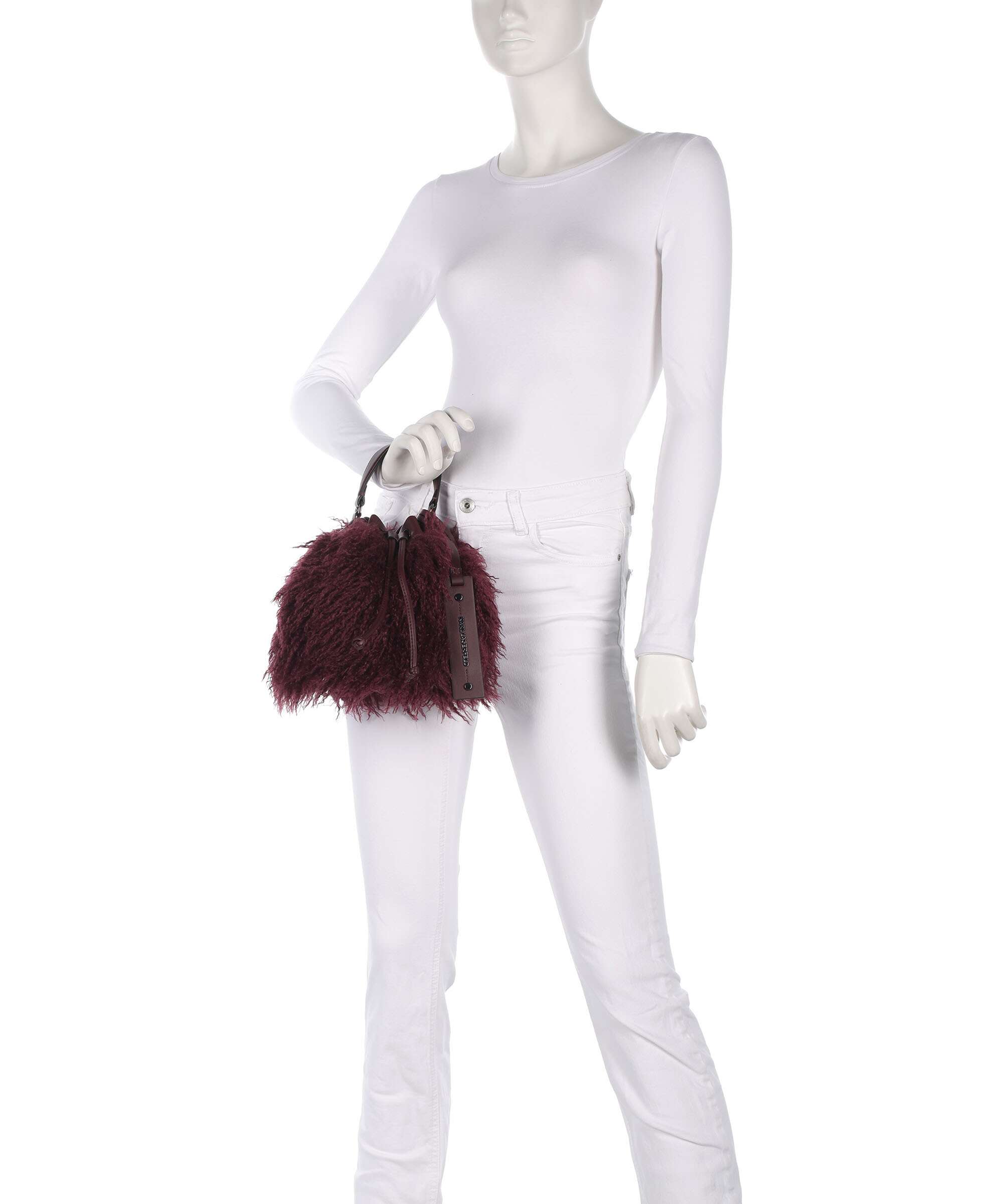 Karl Lagerfeld K/Weave Bucket bag windsor/burgundy
