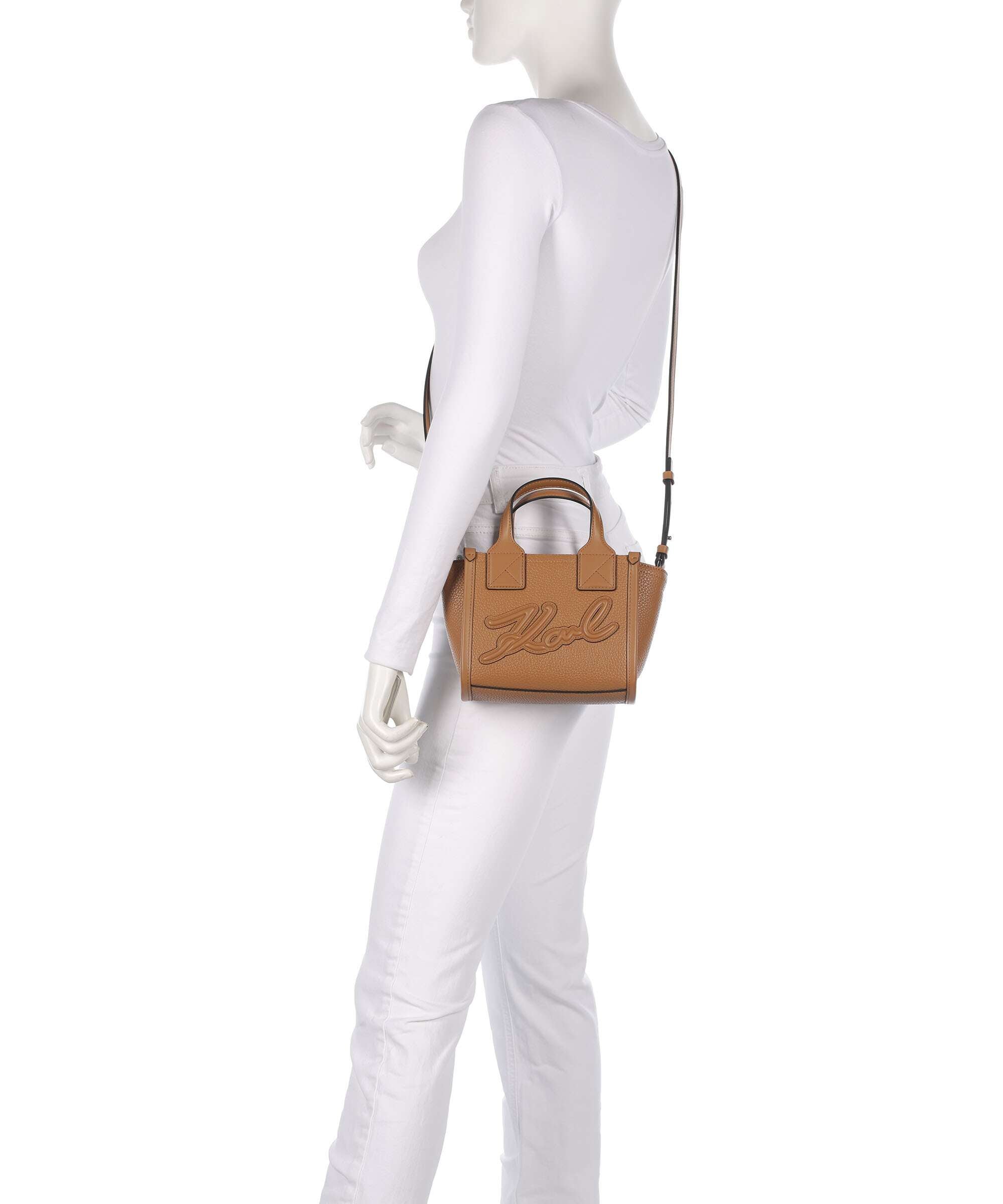 Karl Lagerfeld K/Skuare Small Handbag caramel