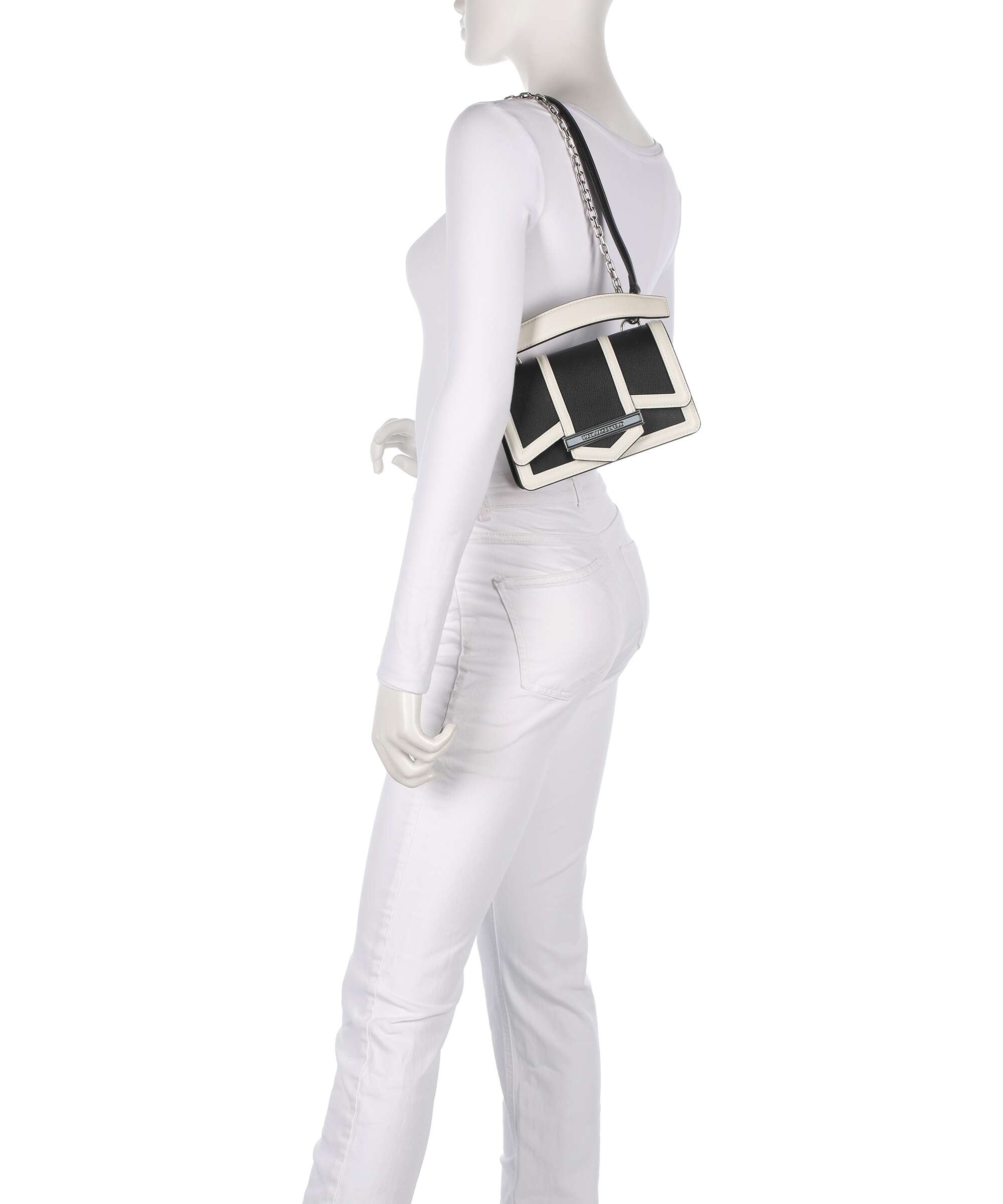 Karl Lagerfeld K/Nova Small Shoulder bag black/white