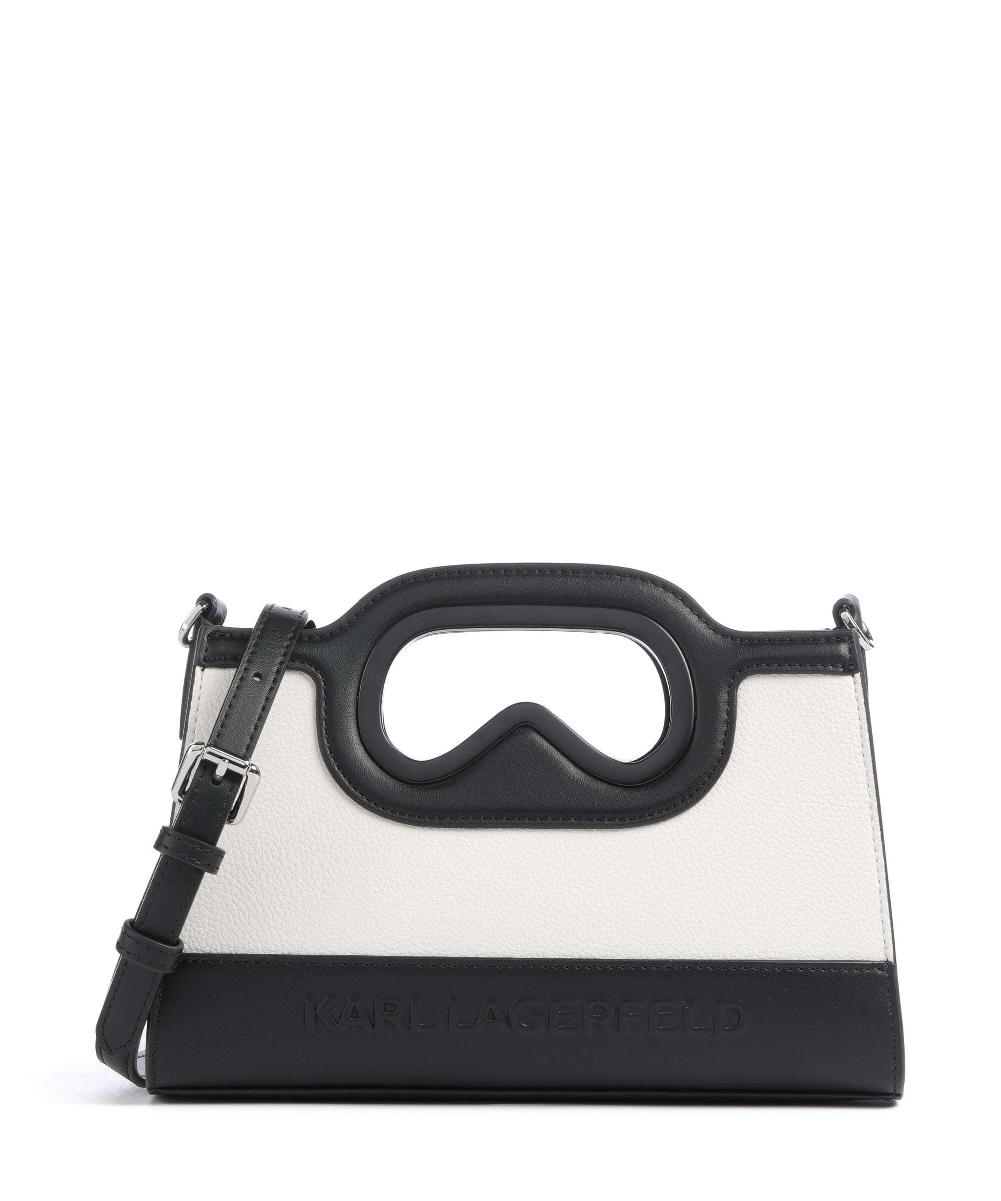 Karl Lagerfeld K/Aviator Mini Crossbody bag white/black