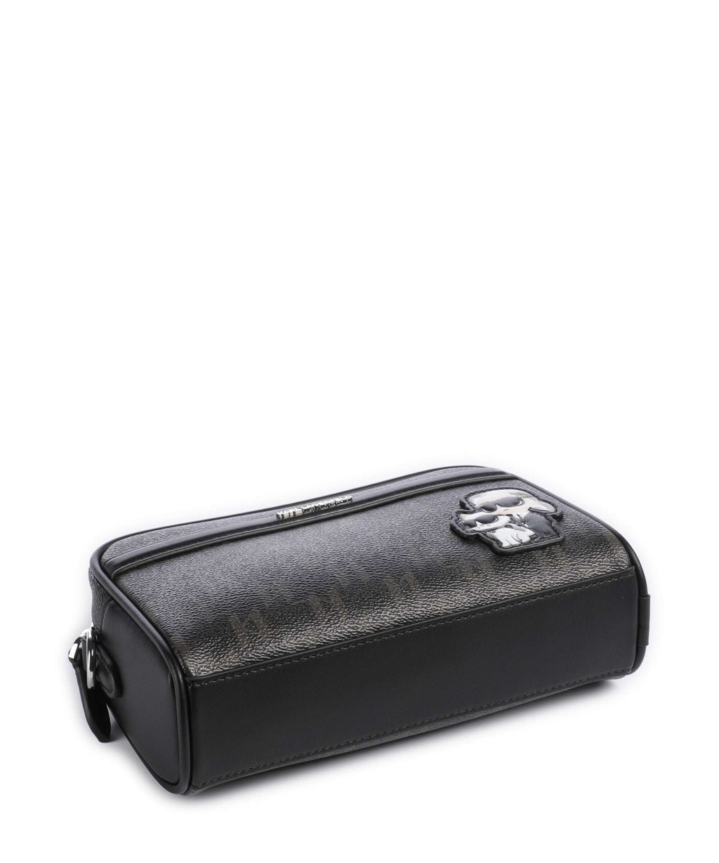 Karl Lagerfeld Ikon Monogram Crossbody bag brown/kl mono
