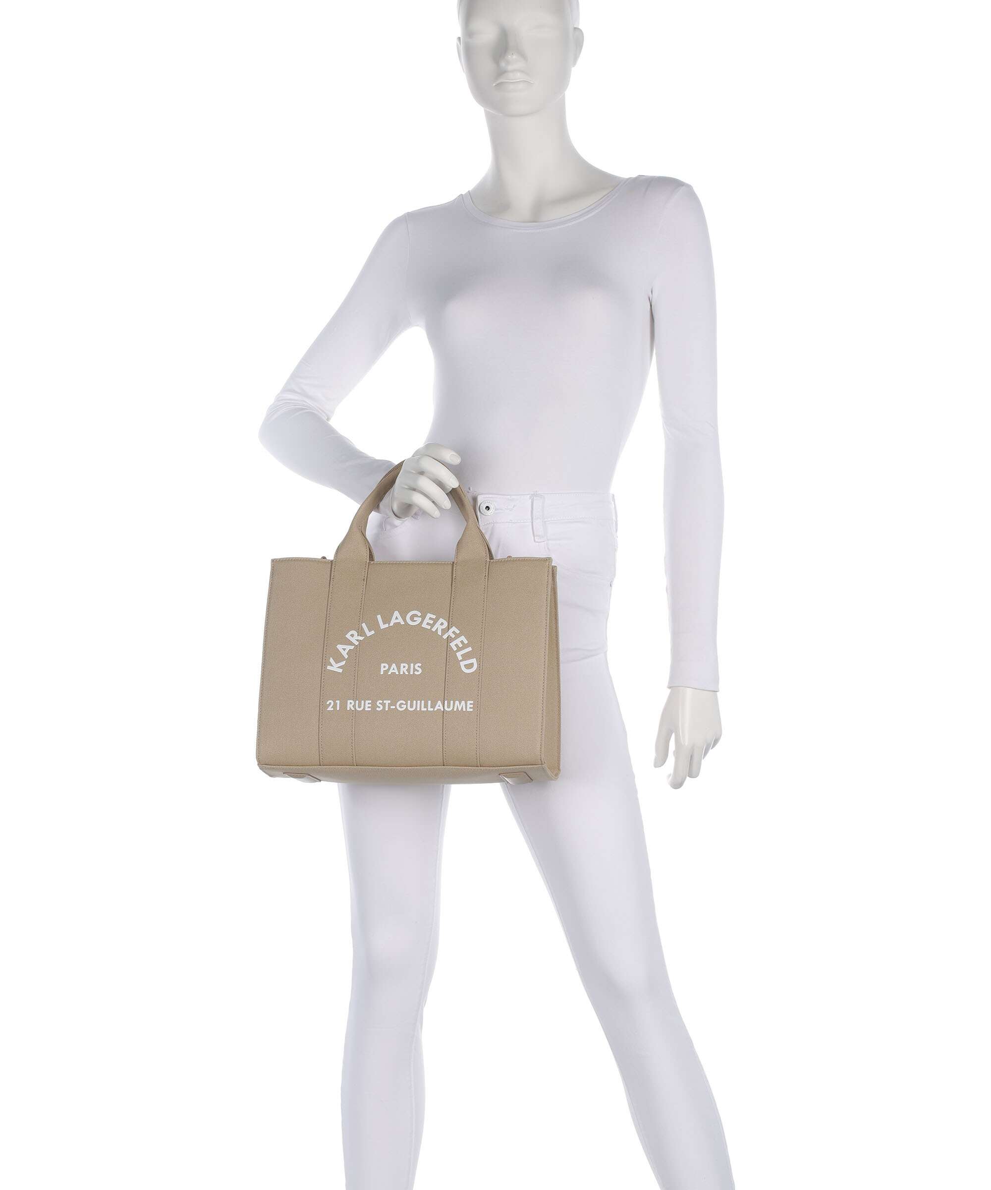 Karl Lagerfeld K/Rue St Guillaume Medium Handbag safari