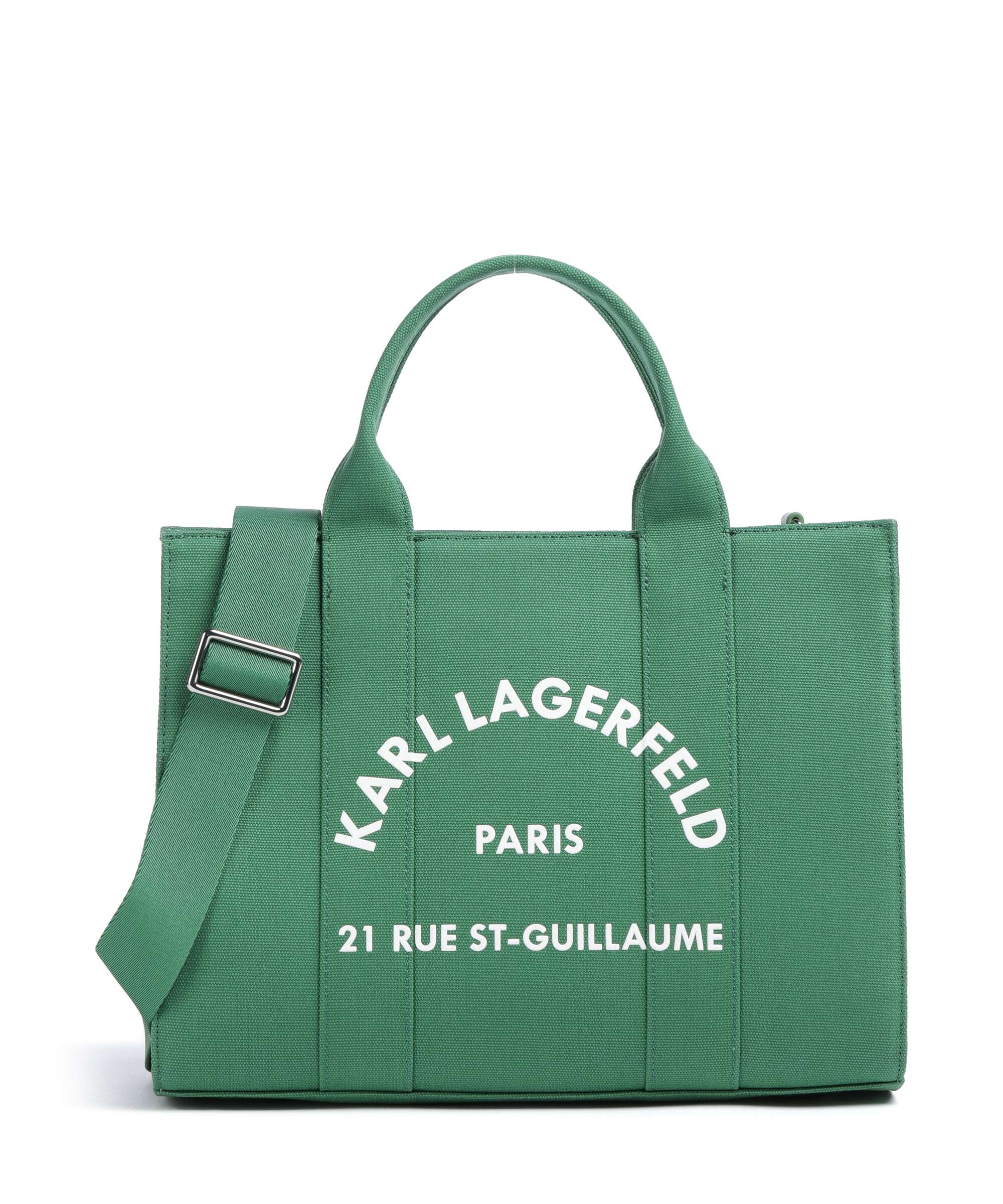 Karl Lagerfeld K/Rue St Guillaume Medium Handbag plant green