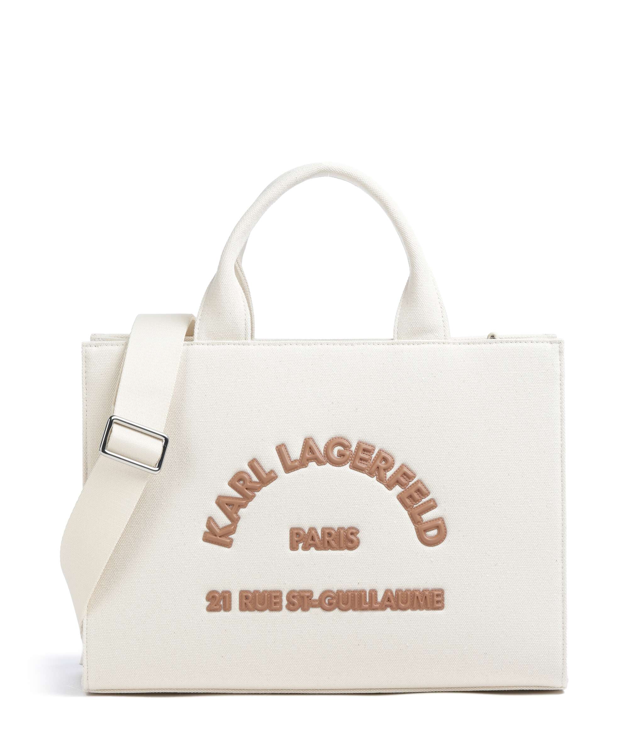 Karl Lagerfeld K/Rue St Guillaume Medium Handbag natural