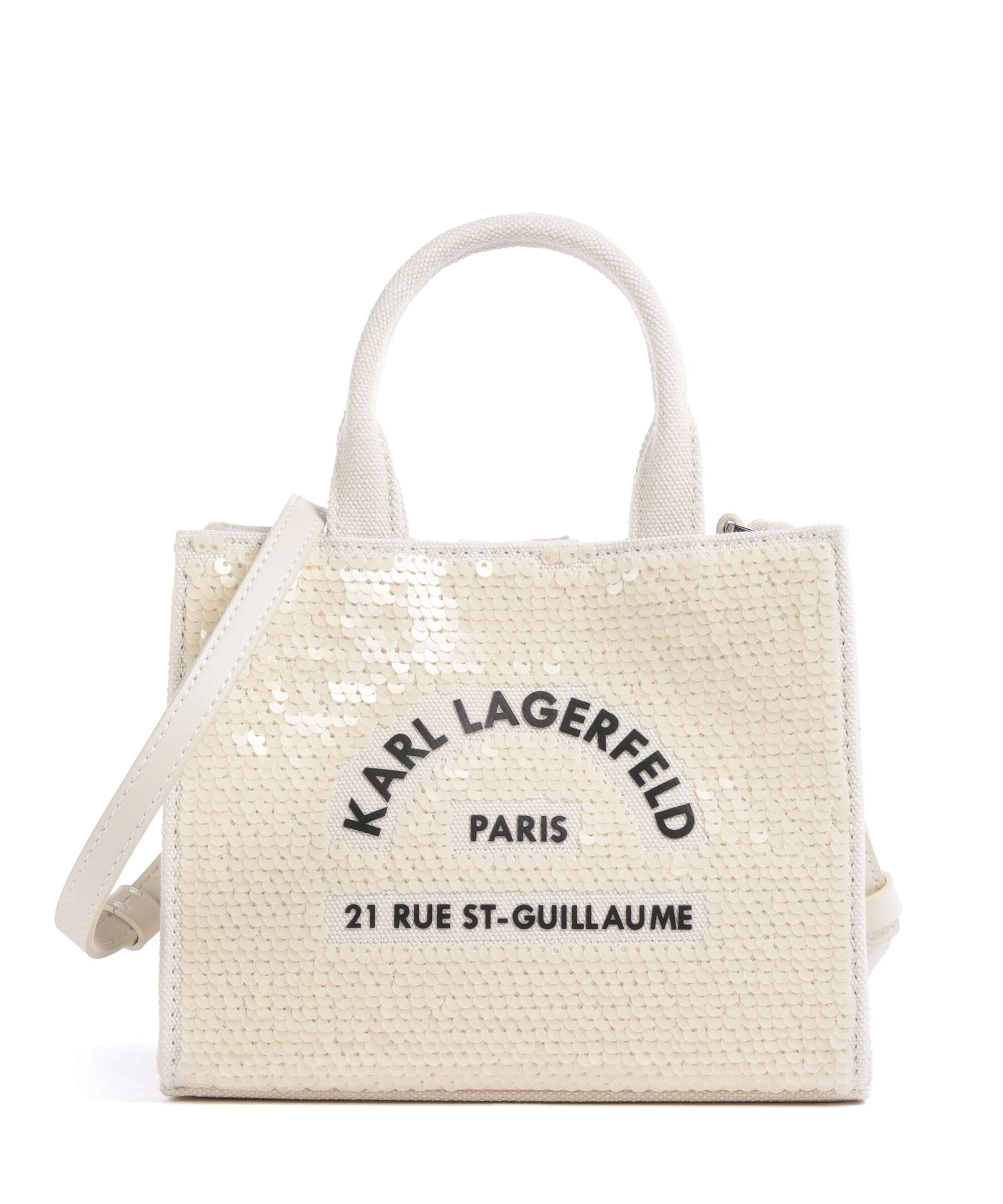 Karl Lagerfeld K/Rue St Guillaume Mini Crossbody bag natural