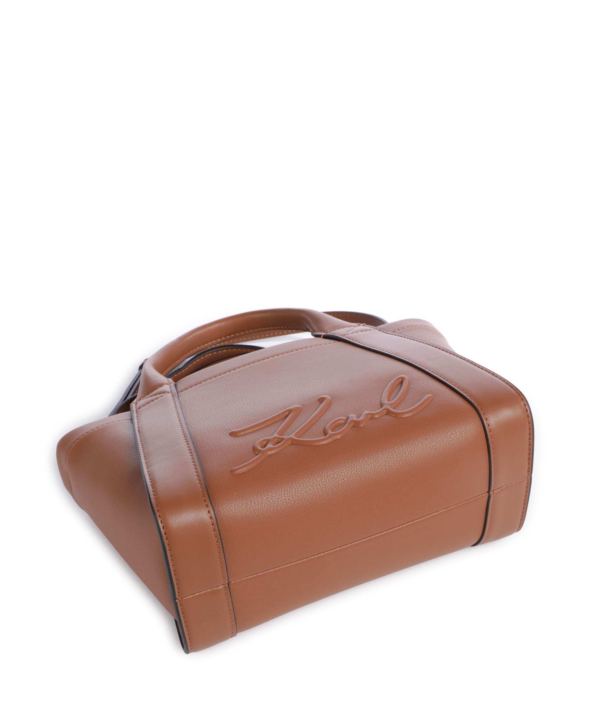 Karl Lagerfeld K/Ville Small Handbag dark tan
