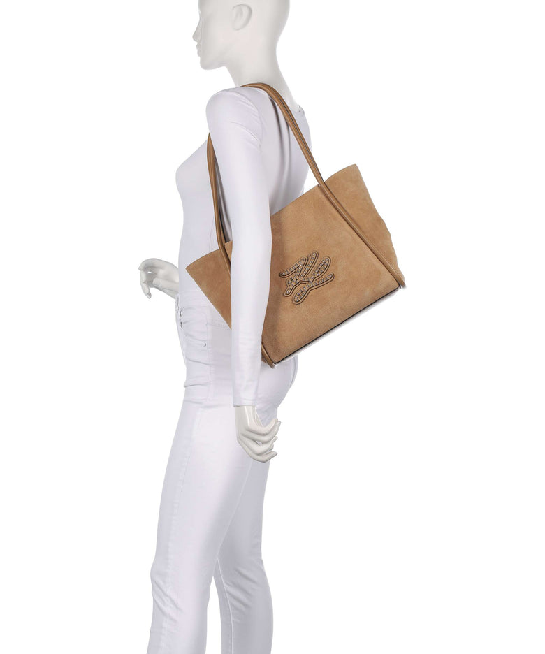 Karl Lagerfeld K/Autograph Patch Tote bag caramel