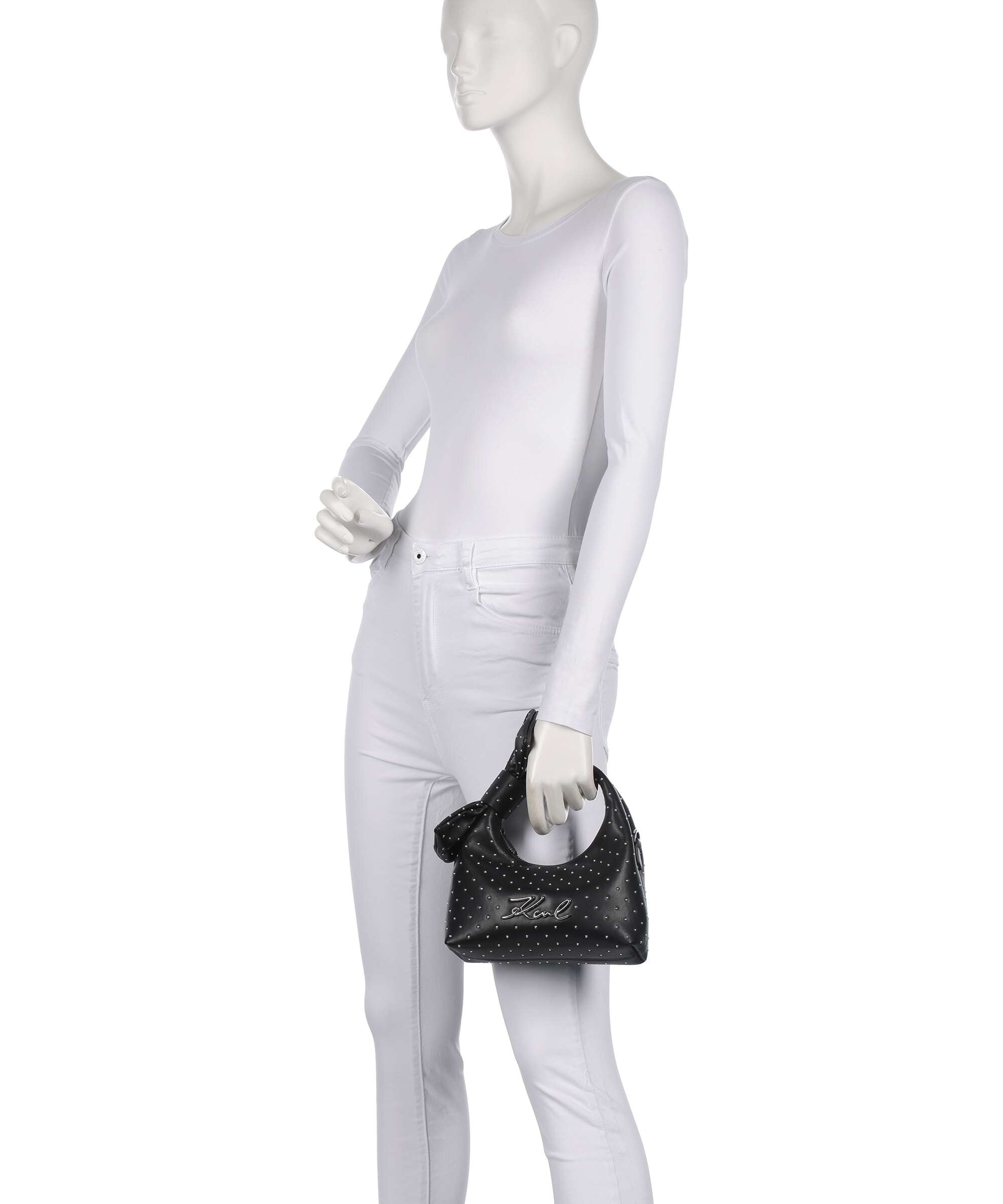 Karl Lagerfeld K/Soiree Mini Bow Handbag black embellishment