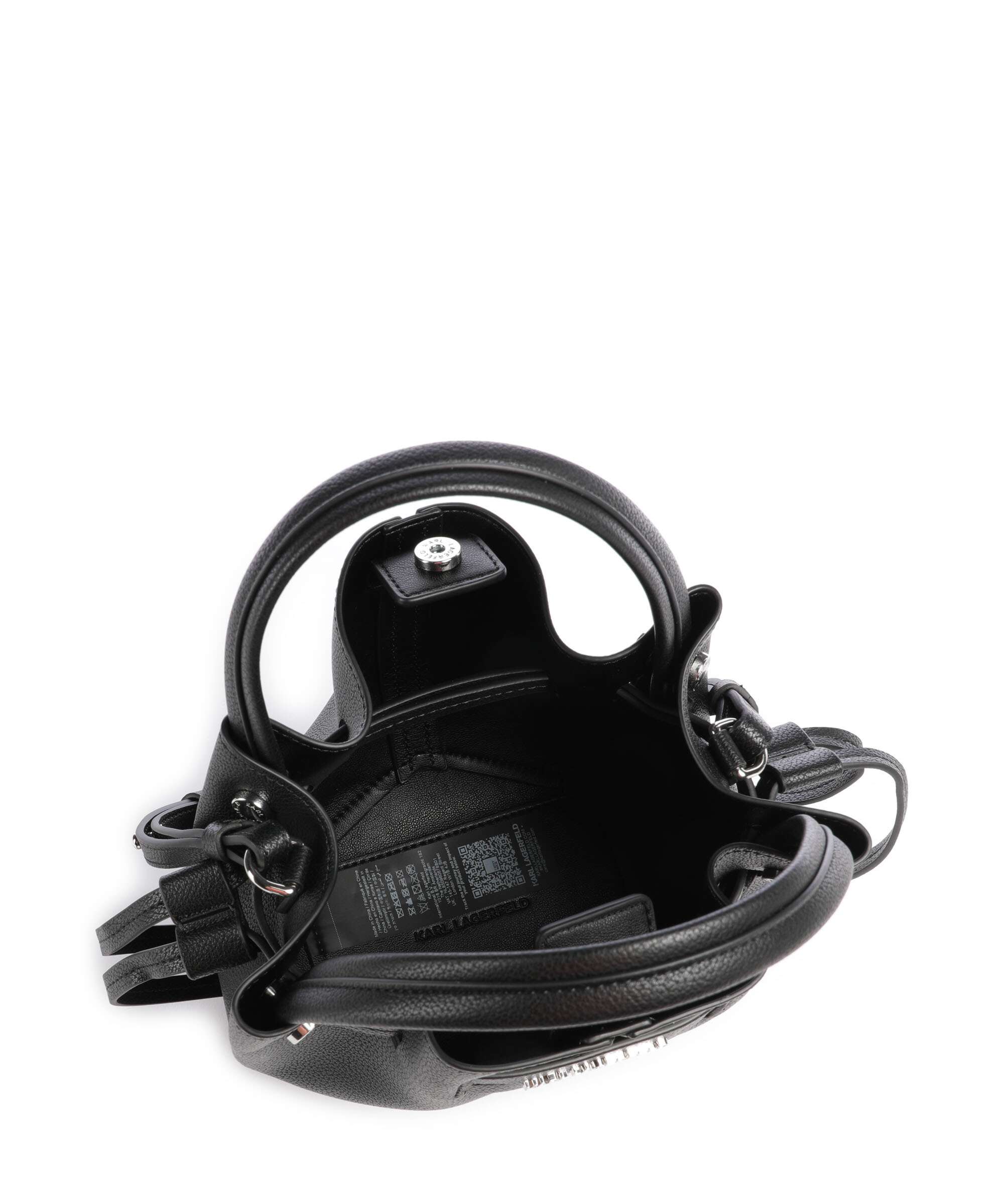 Karl Lagerfeld K/Pierced Mini Handbag black nickel
