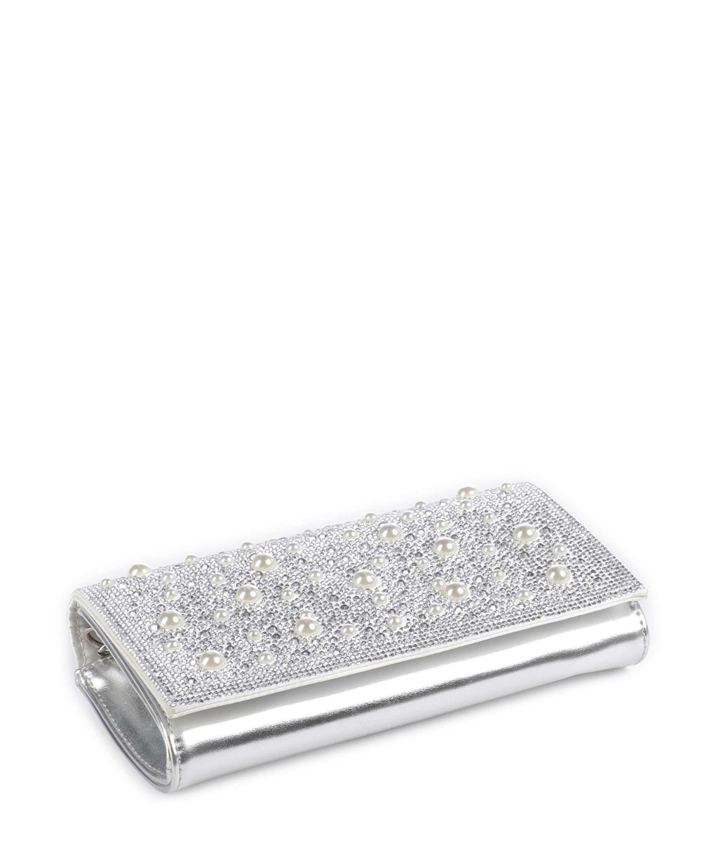 Steve Madden BFOREVER Crossbody bag silver pearl