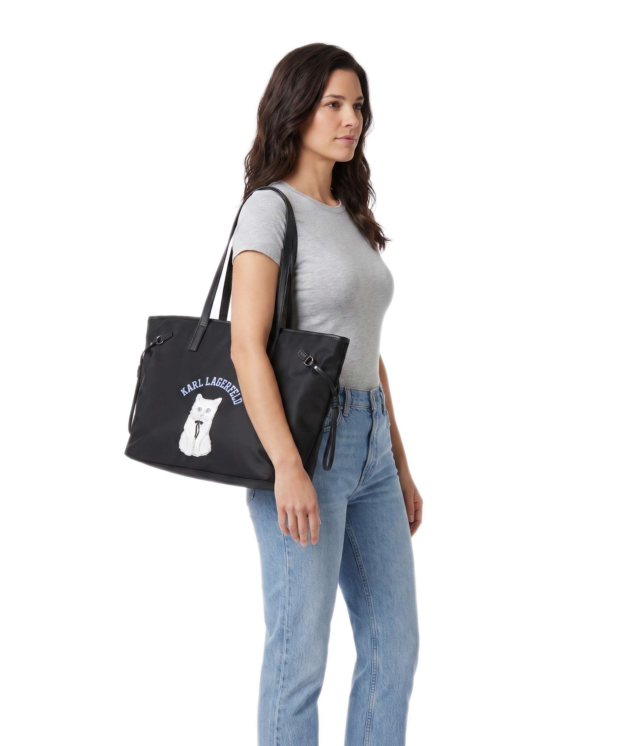 Karl Lagerfeld Ikon Choupette Tote bag black