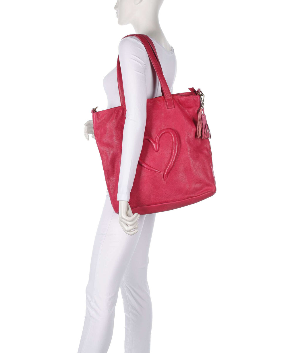 Taschendieb Wien Herzweg 1 Tote bag pink love