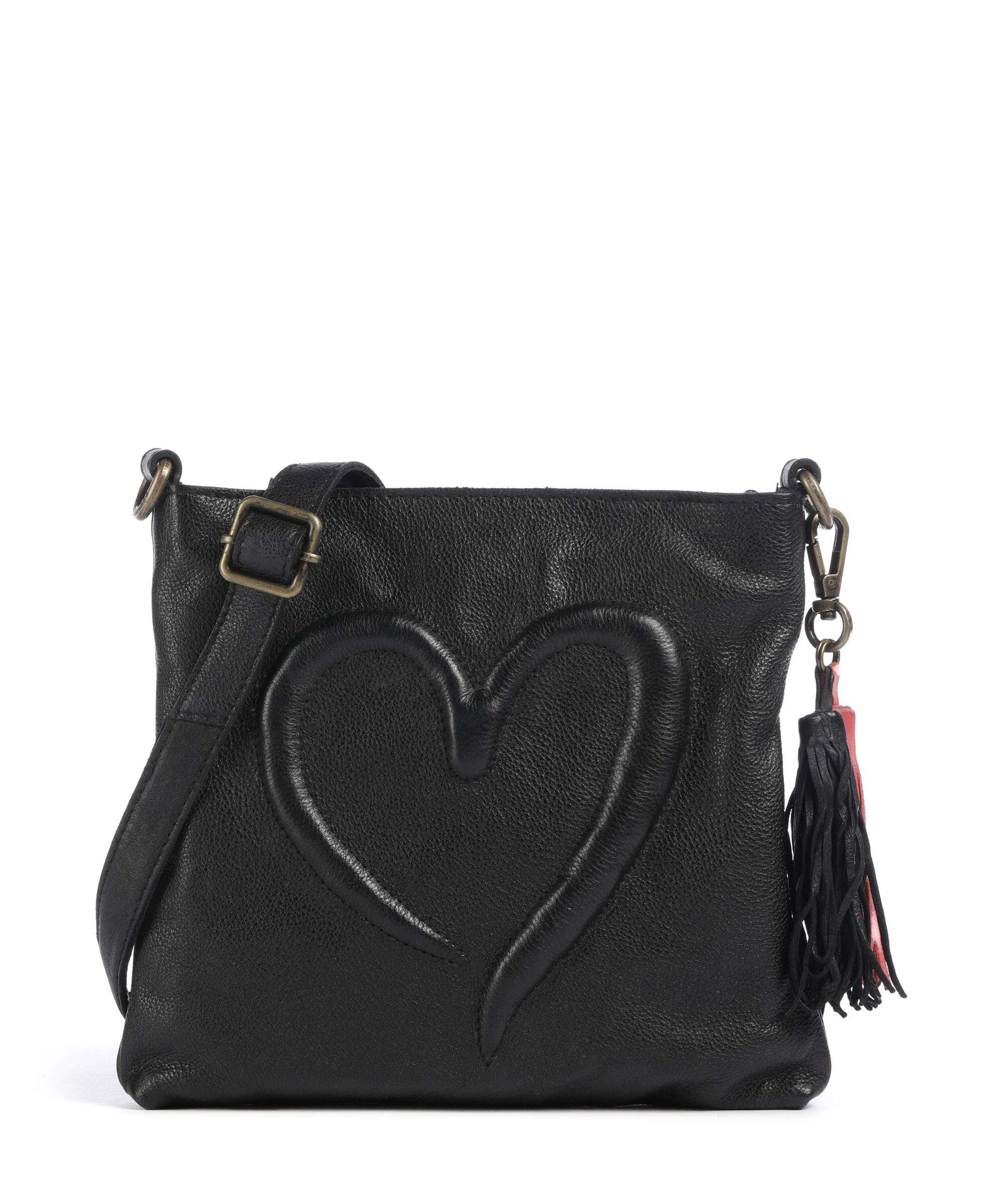 Taschendieb Wien Herzweg 4 Crossbody bag black bean