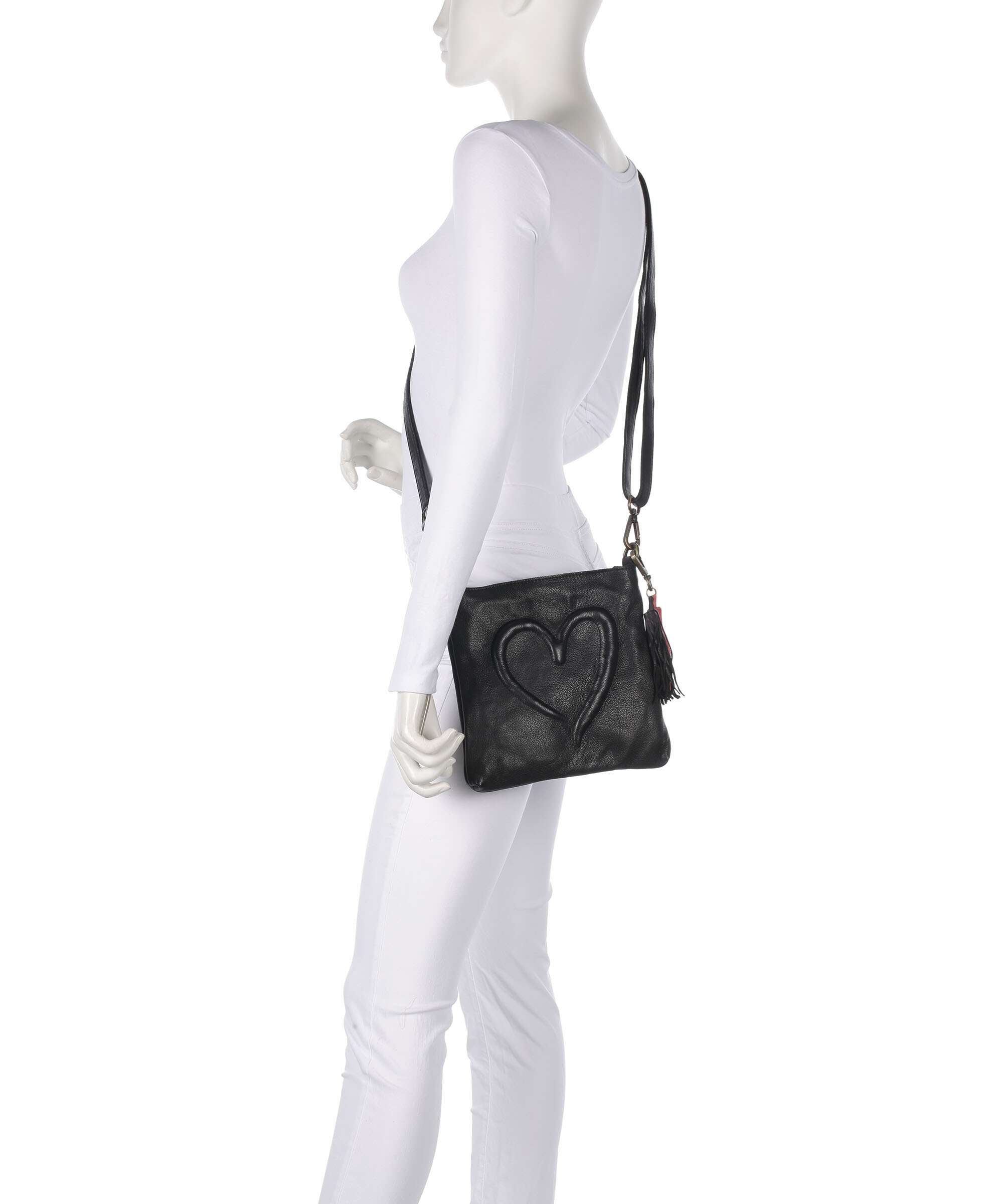 Taschendieb Wien Herzweg 4 Crossbody bag black bean