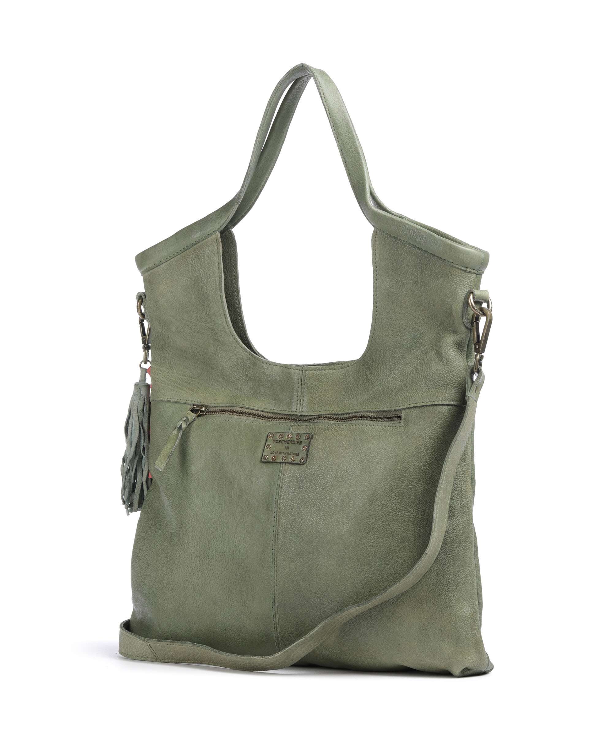Taschendieb Wien Herzweg 6 Tote bag green leaf