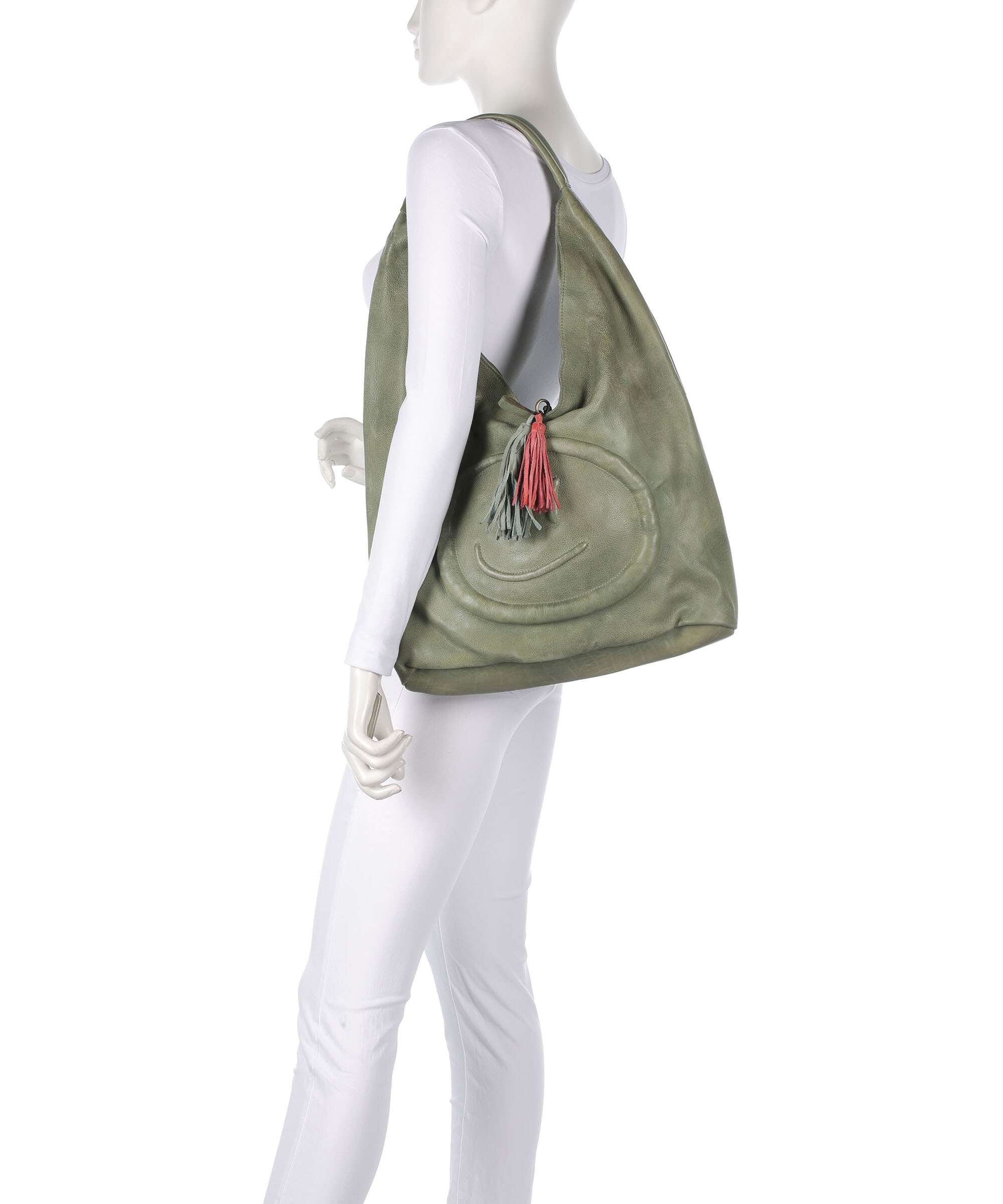 Taschendieb Wien Lachnerstrasse 5 Tote bag green leaf