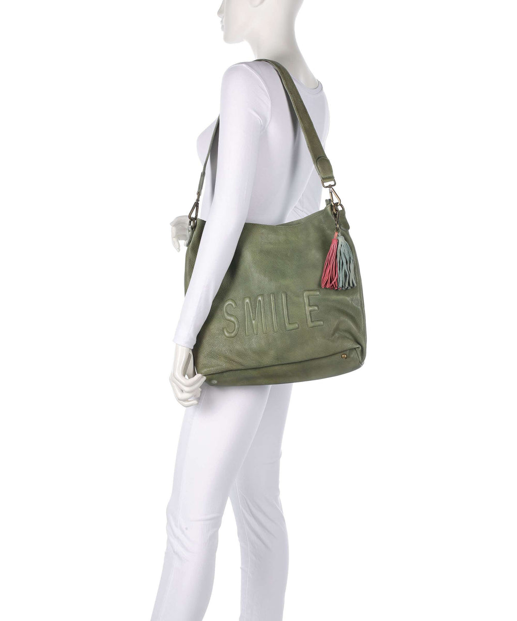 Taschendieb Wien Paoliweg 2 Hobo bag green leaf