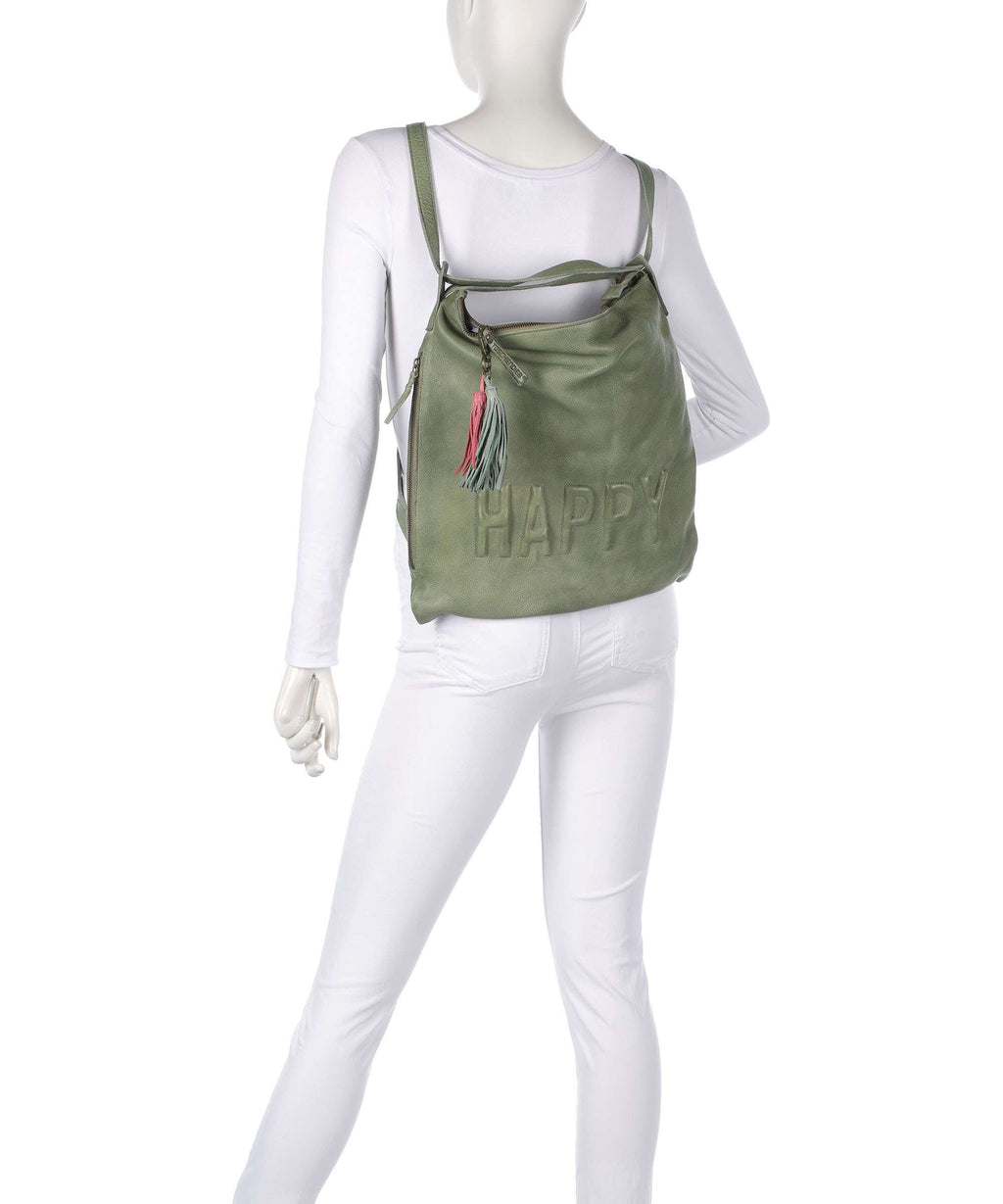 Taschendieb Wien Paoliweg 3 Backpack bag green leaf