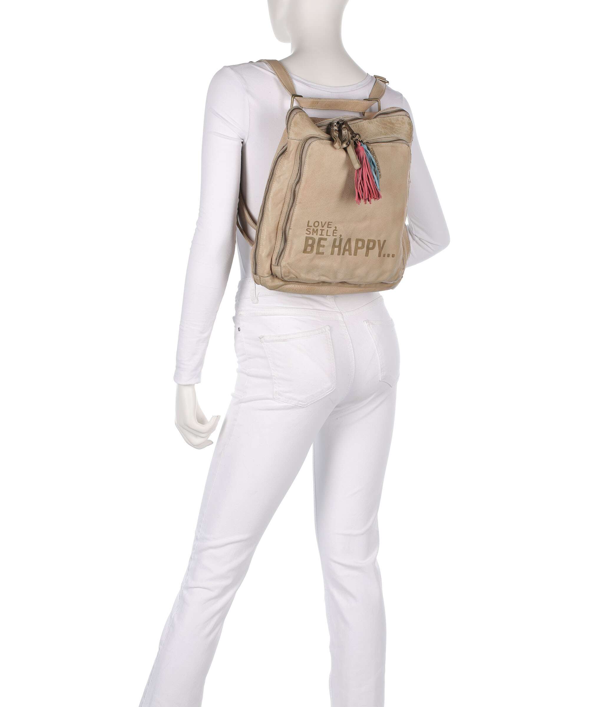 Taschendieb Wien Glücksbrücke 1 Backpack bag cream